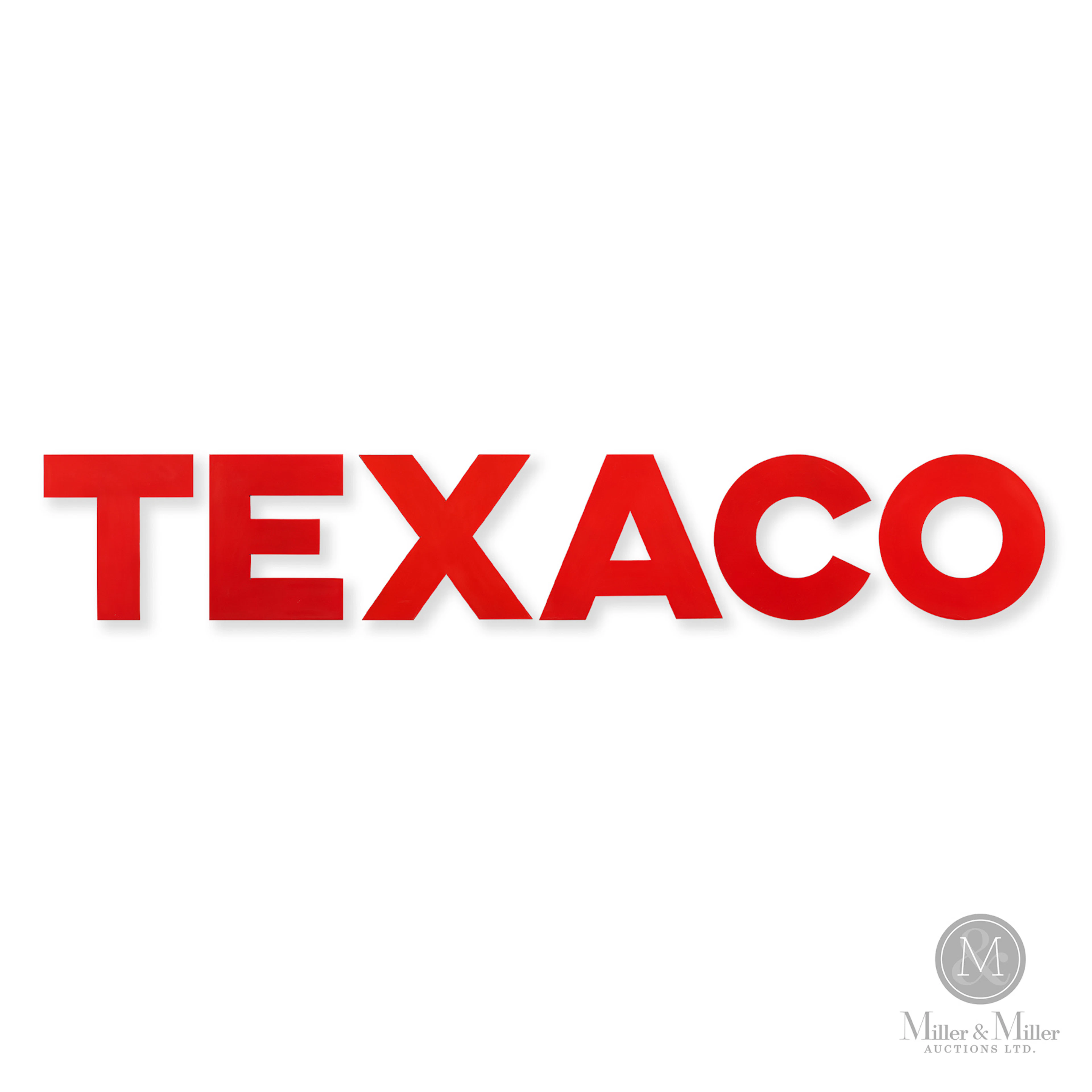 Texaco Letters Service Station Sign