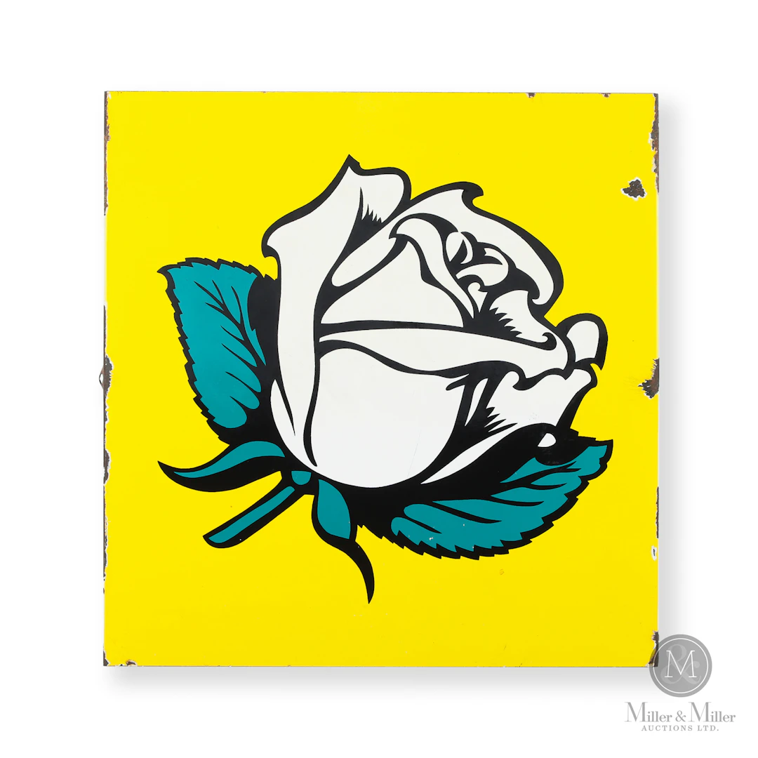 White Rose Service Station Panel Sign