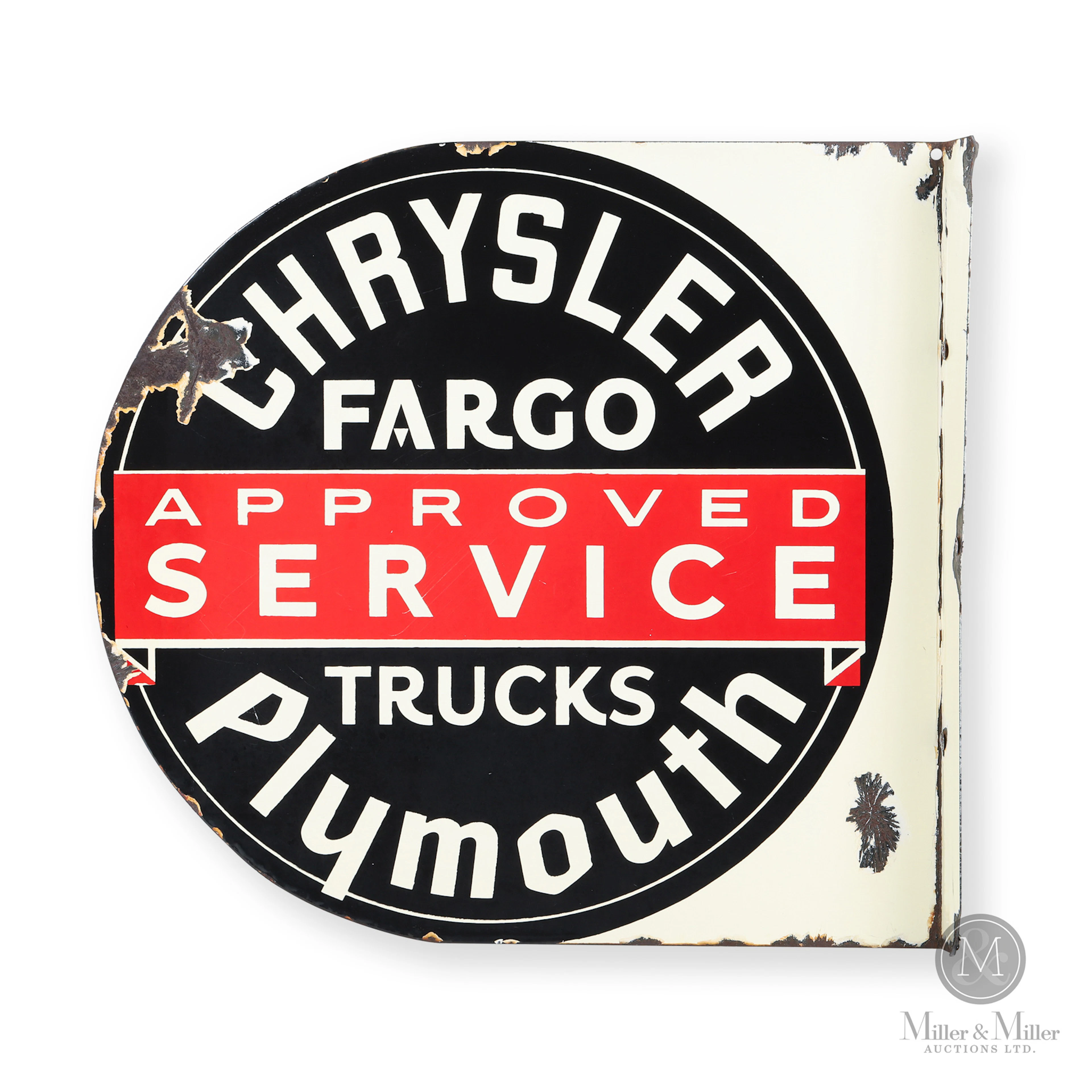 Chrysler Plymouth Fargo Trucks Flange Sign