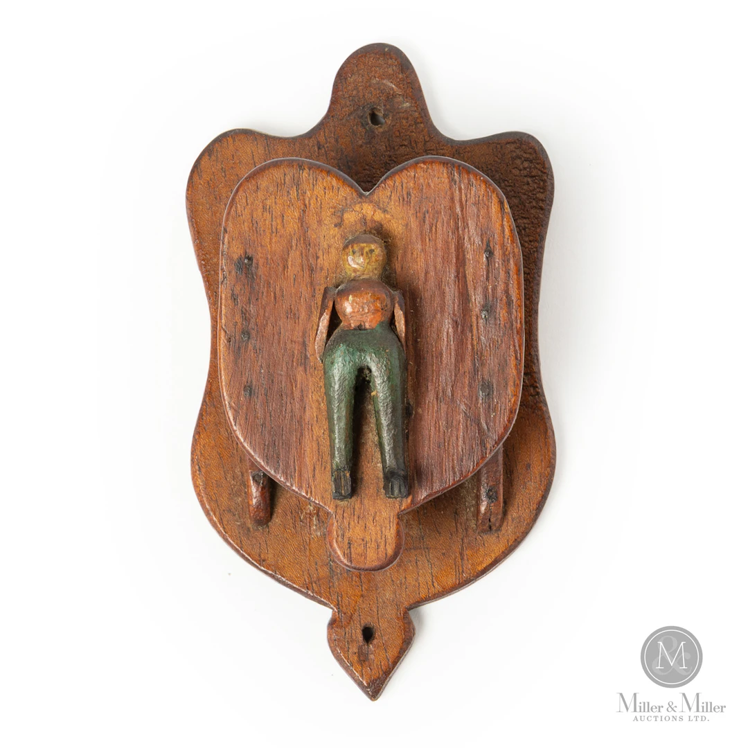 Folk Art Lunenburg County Match Holder