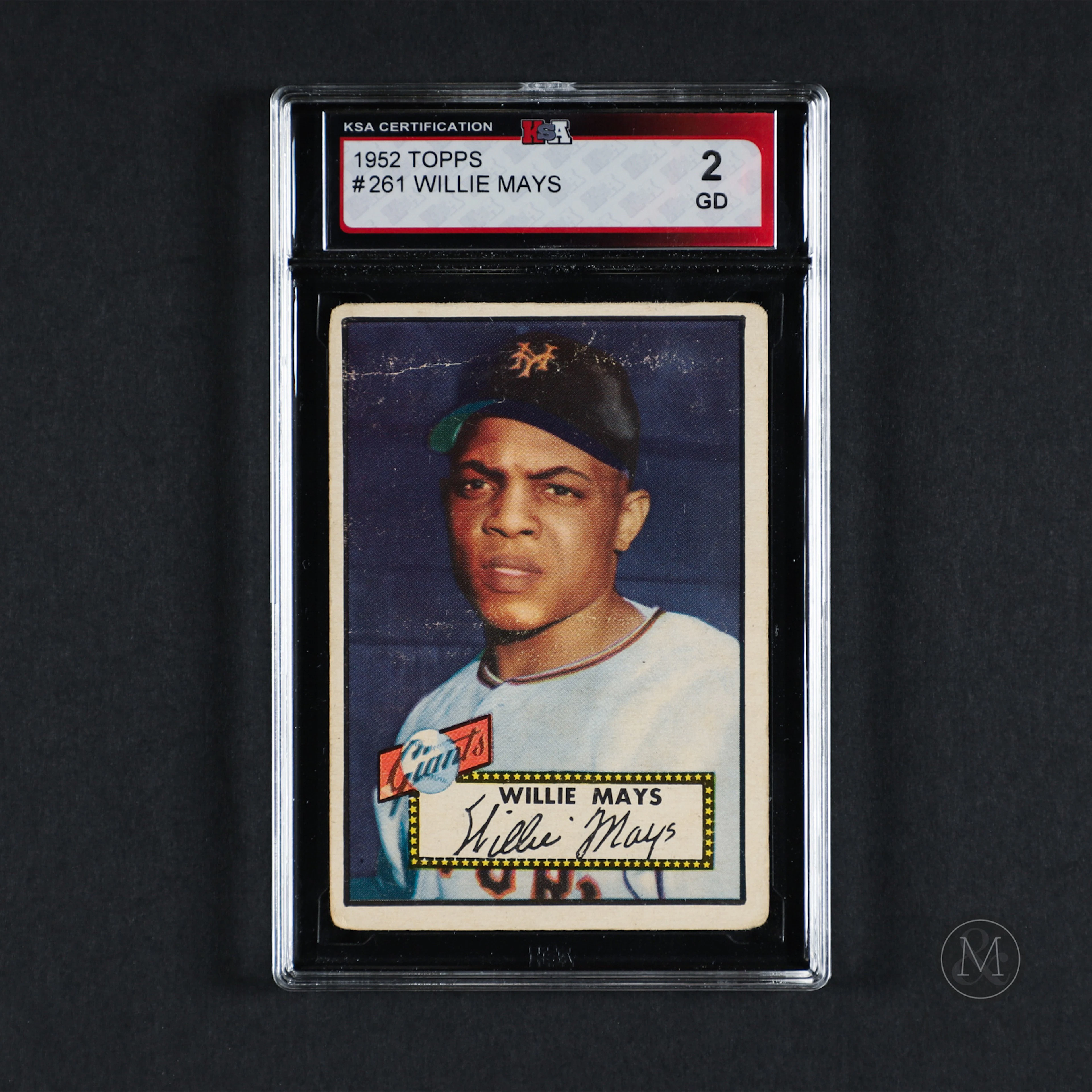 1952 Topps #261 Willie Mays (KSA 2 G)