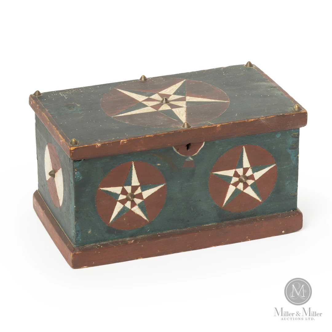 Lunenburg Deed Box with Stars