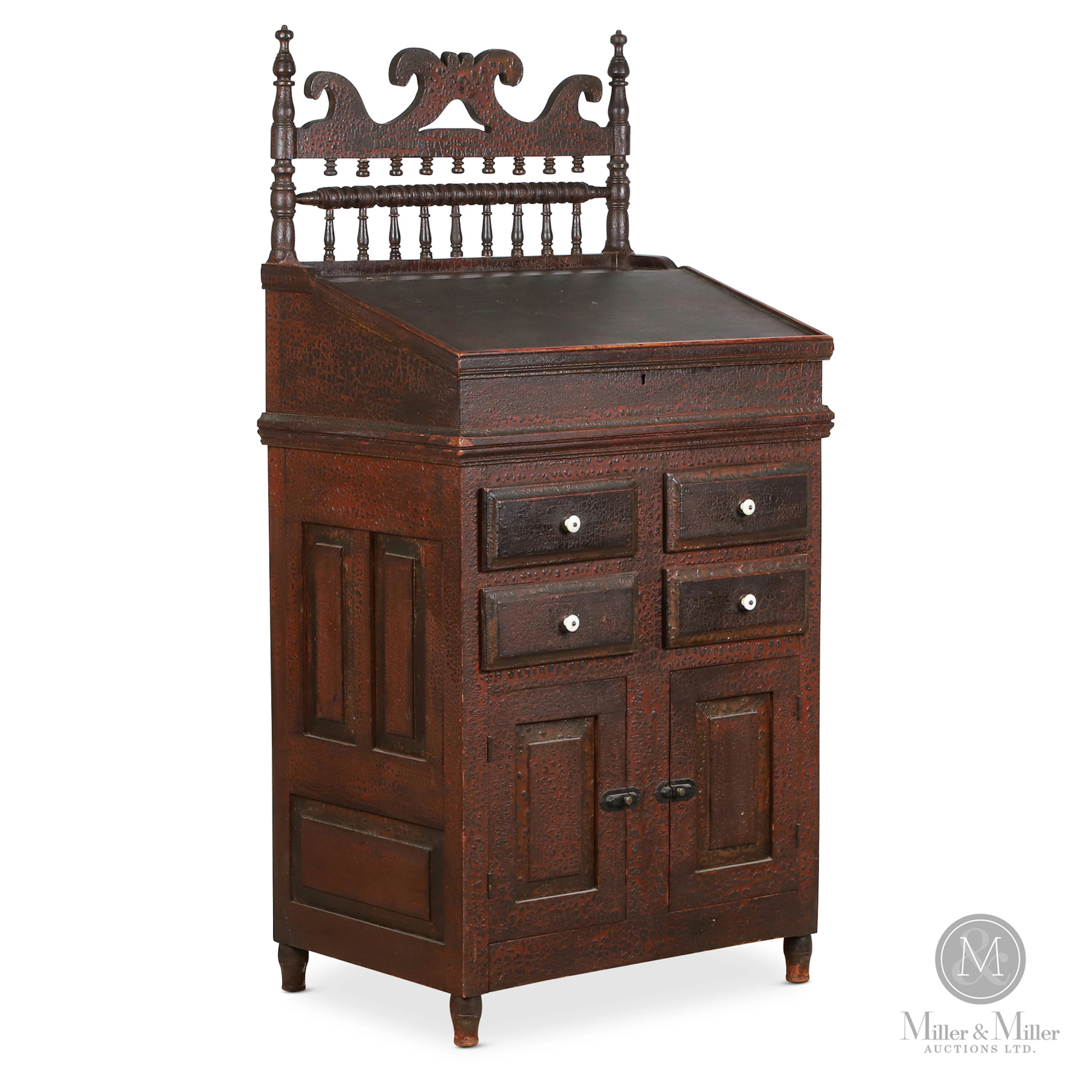 Folky Panelled Butler's Desk