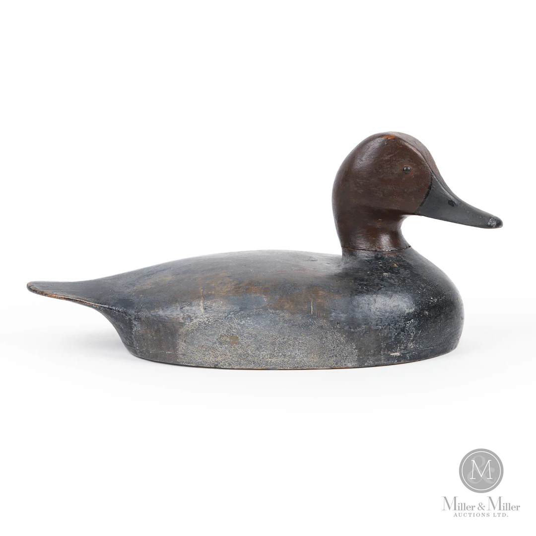 Phineas Reeves Hollow Redhead Drake Decoy