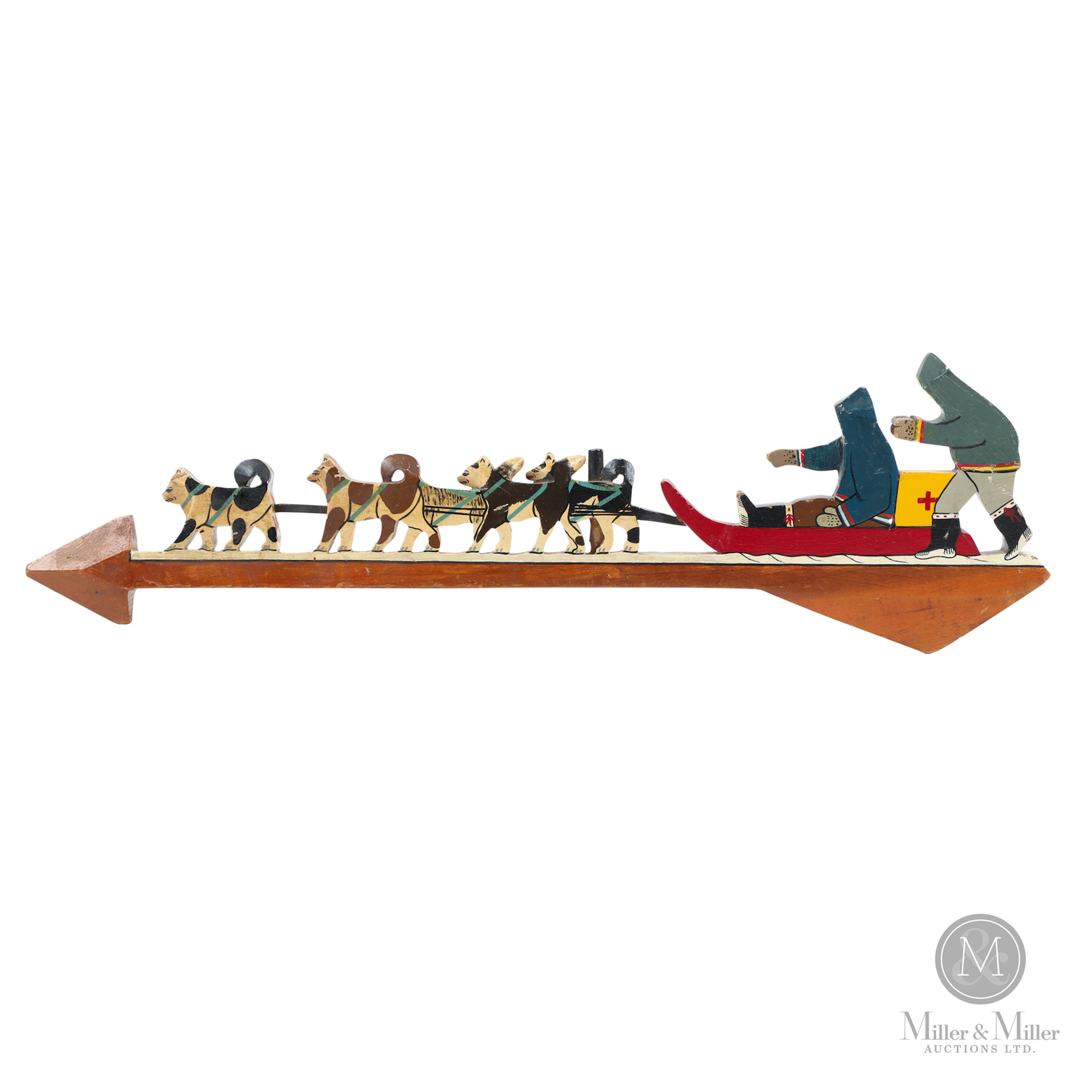 Grenfell Mission Dog Sled Wind Vane