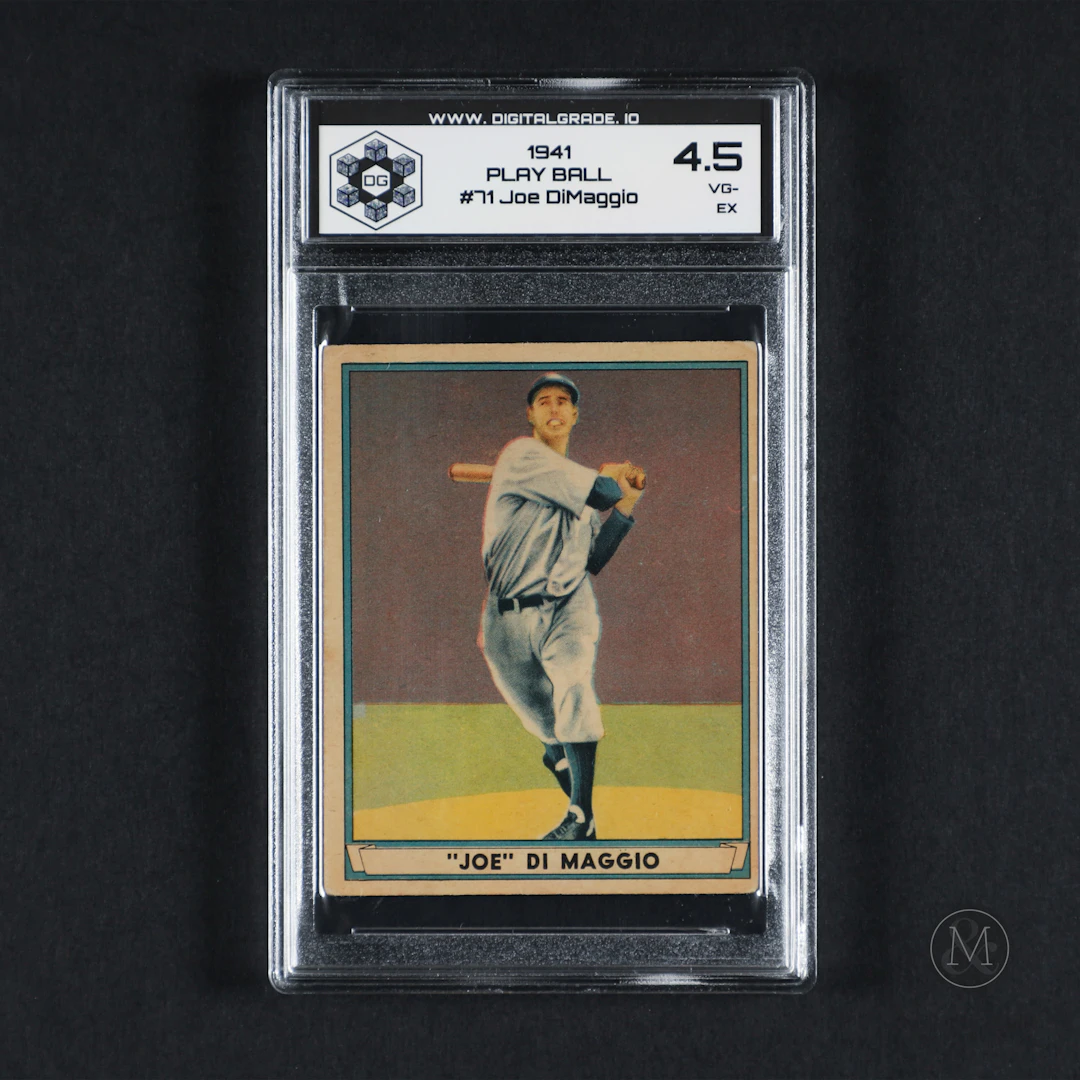 1941 Play Ball #71 Joe Dimaggio (DG 4.5 VG-EX)