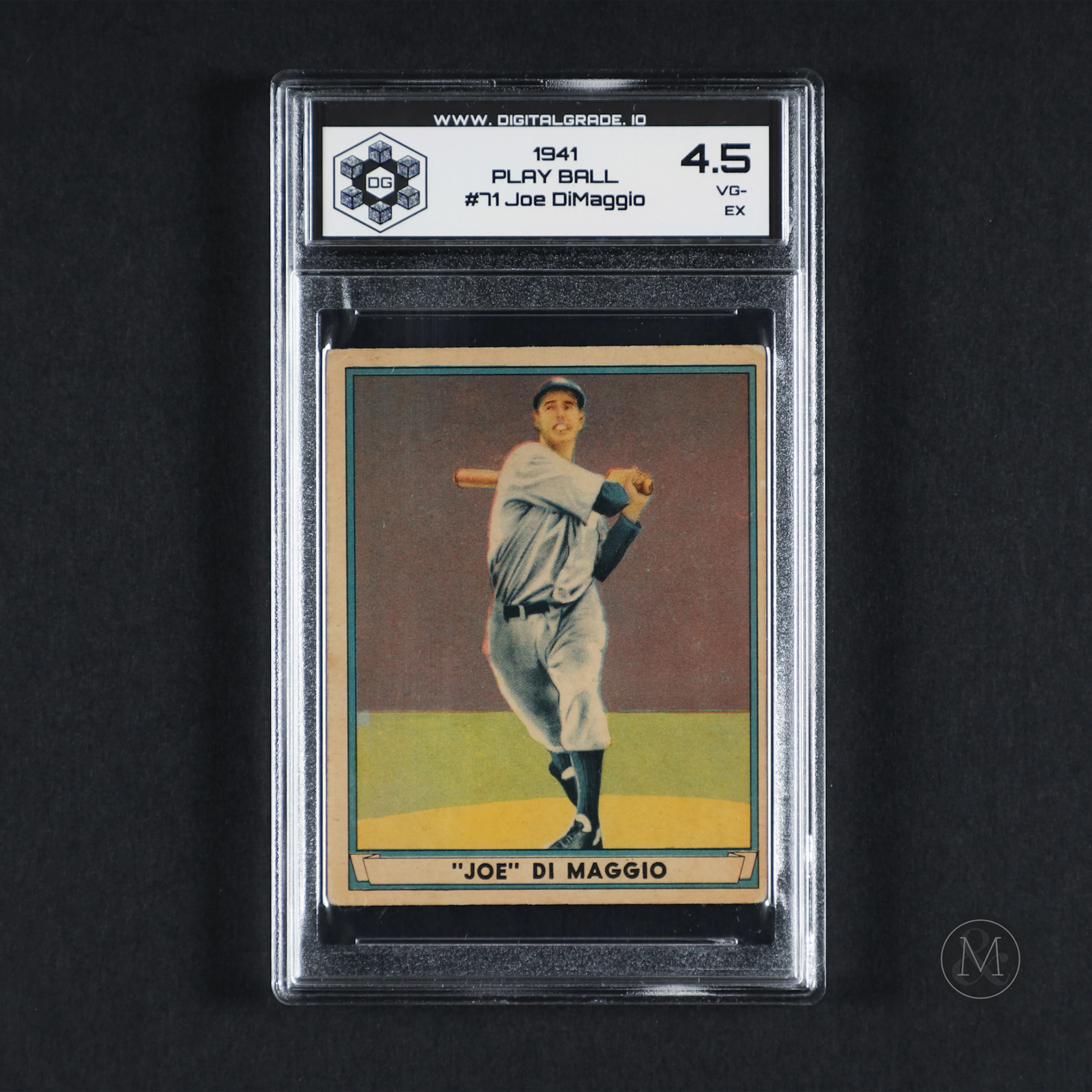 1941 Play Ball #71 Joe Dimaggio (DG 4.5 VG-EX)