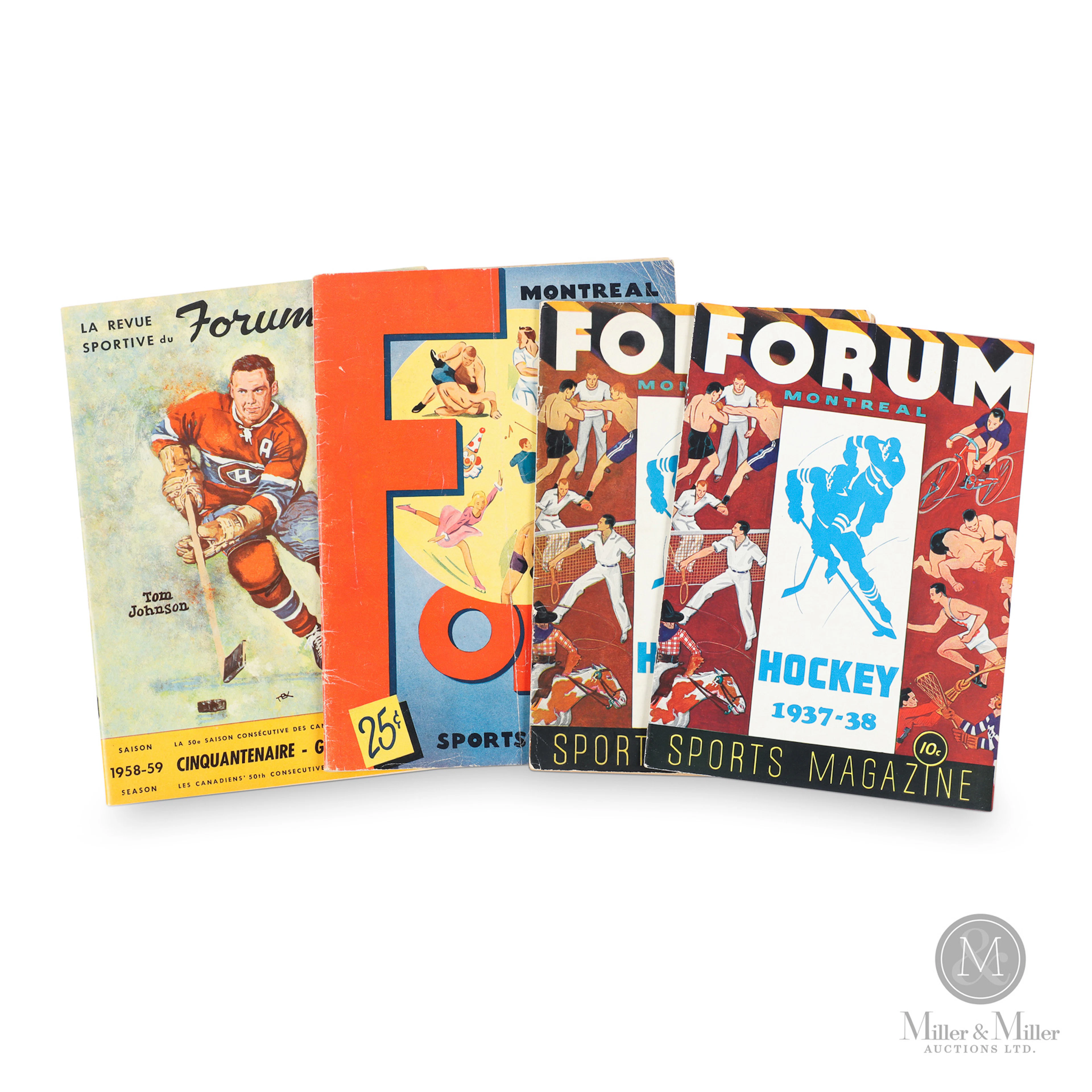 1937-59 Montreal Forum Programs (4)