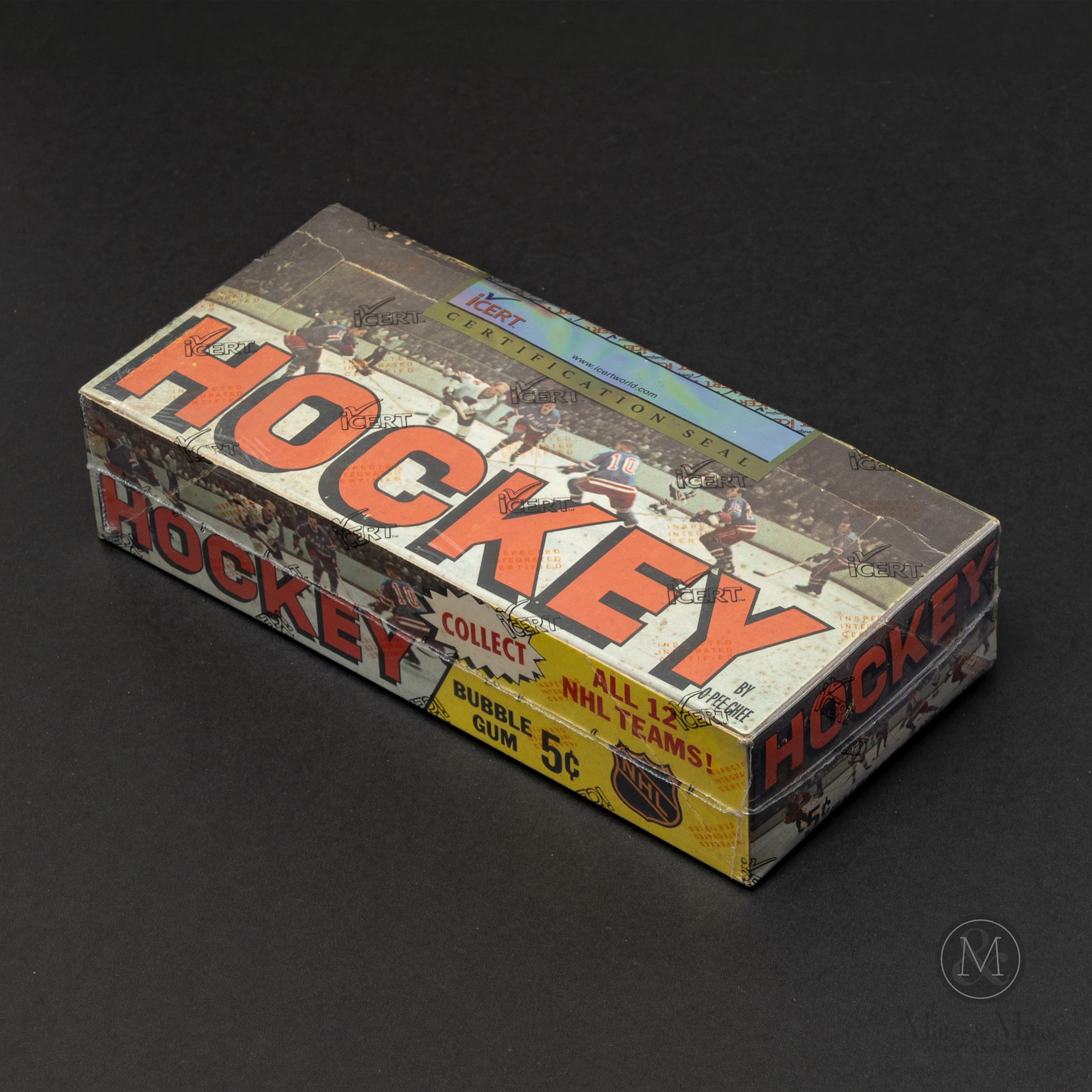 1968-69 O-Pee-Chee Hockey Display Box (Icert 3 VG)