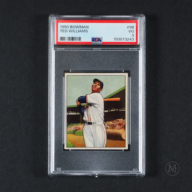 1950 Bowman #98 Ted Williams (PSA 3 VG)
