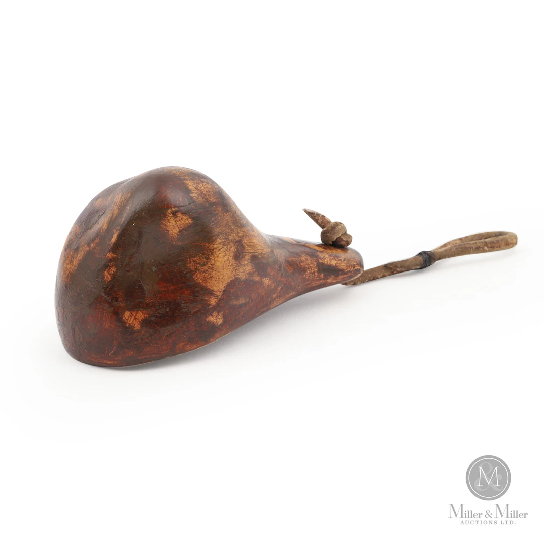Carved Burl Canoe Cup