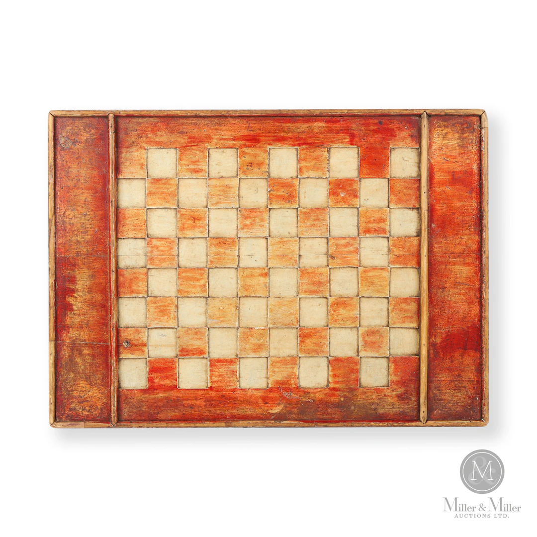 Damier rouge et blanc / Red/white Game Board