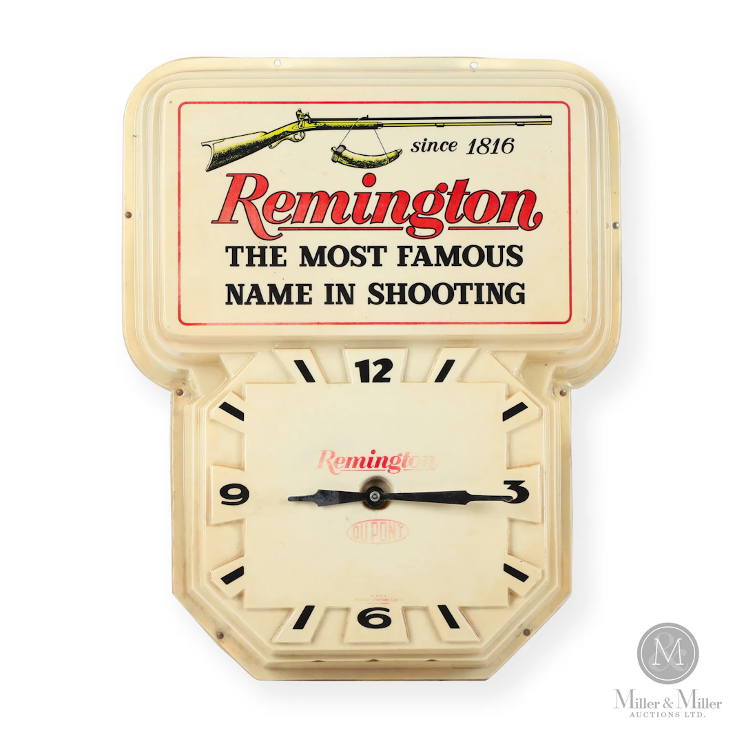 Remington Advertising Clock