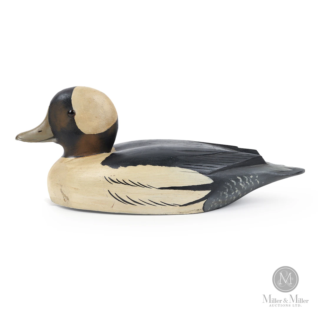 D. W. "Davey" Nichol Bufflehead Drake Decoy