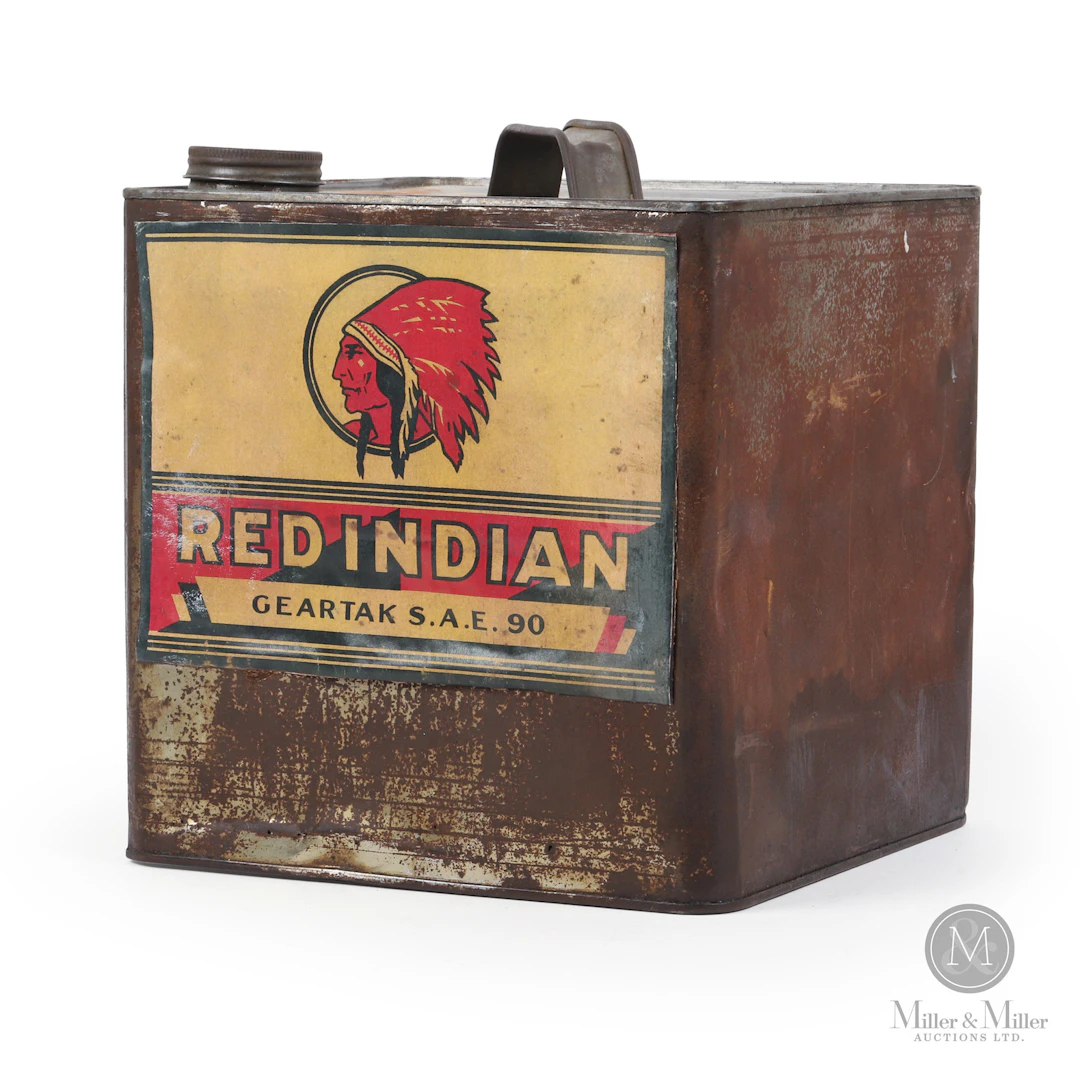 Red Indian Geartak 3 Gallon Grease Tin
