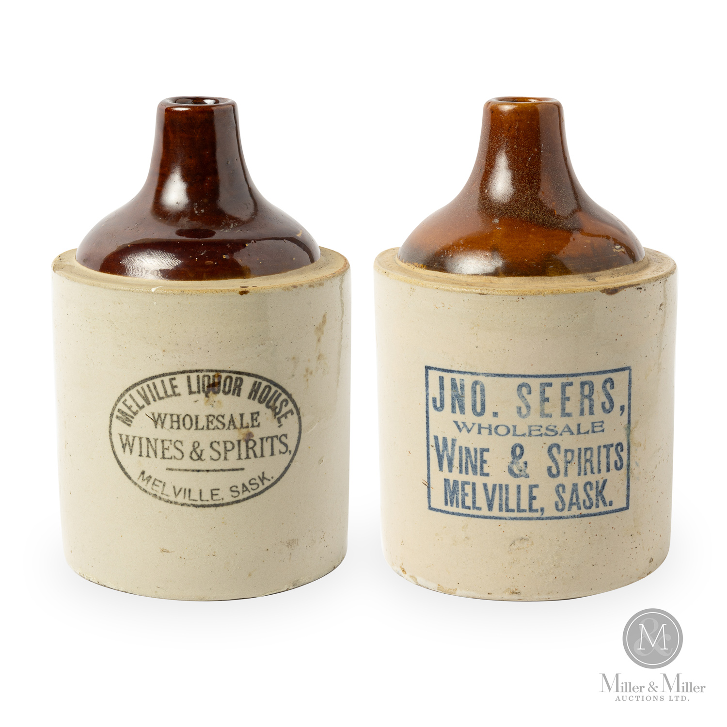 Pair of 1 Gal Melville SK Jugs