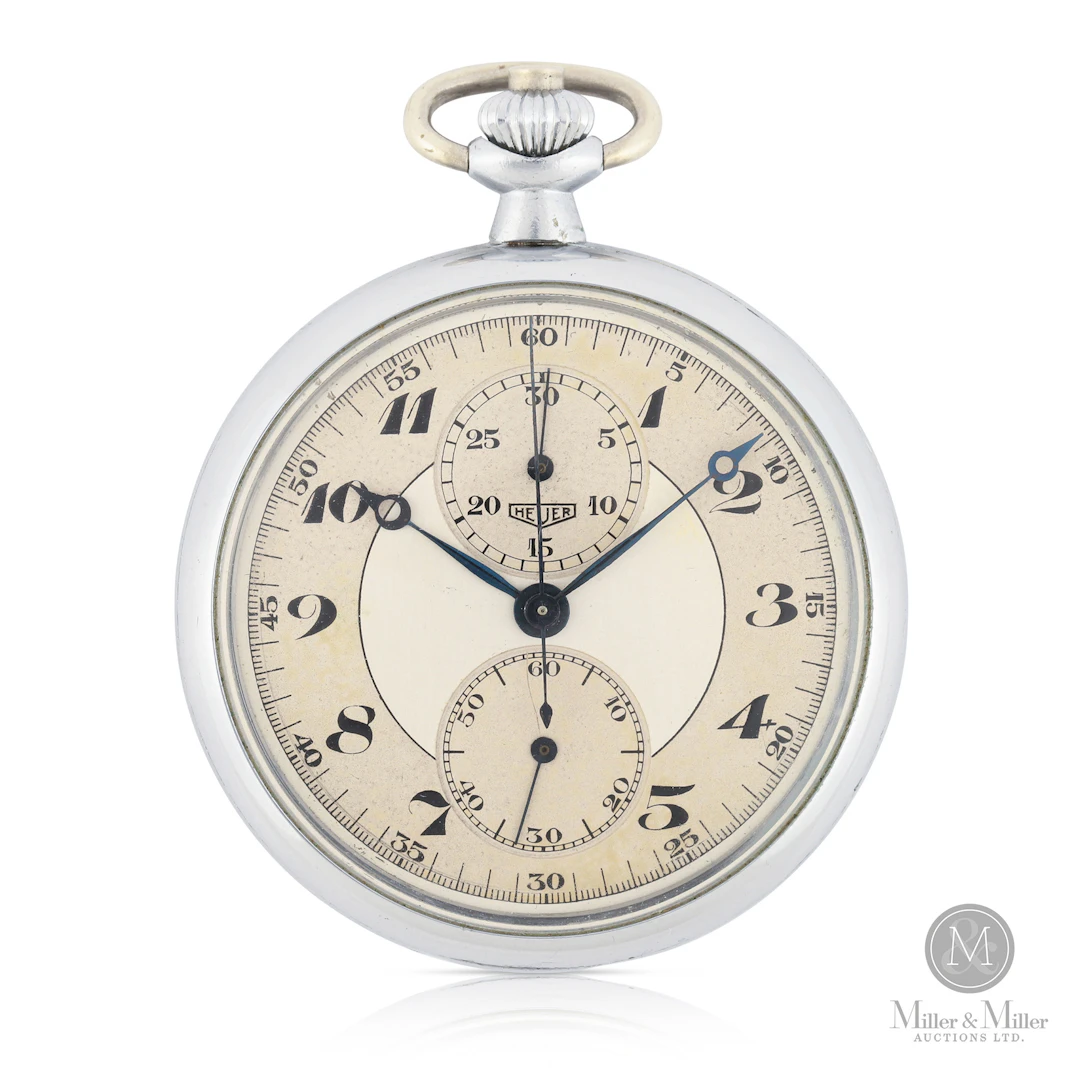 Heuer Chronograph Pocket Watch