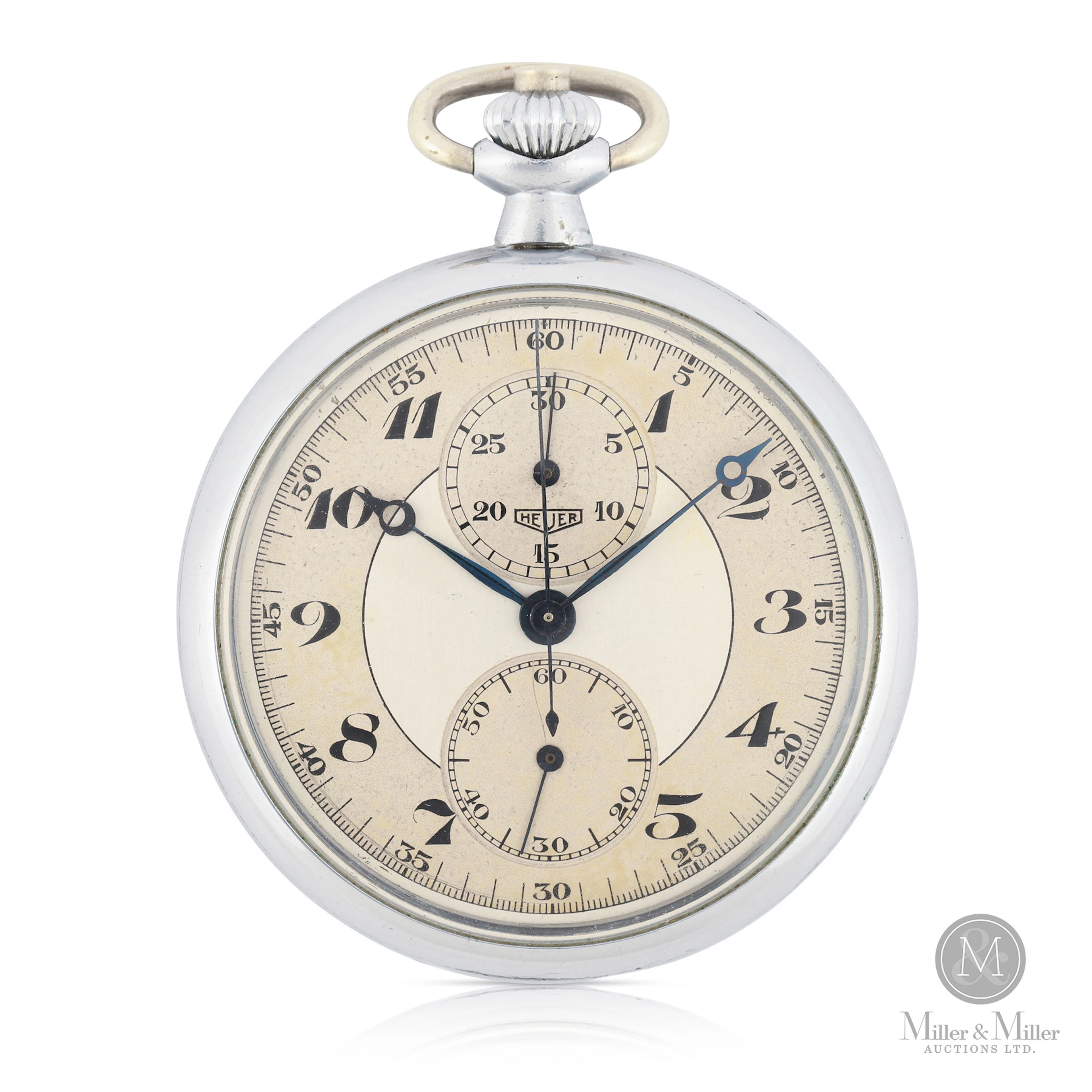 Heuer Chronograph Pocket Watch