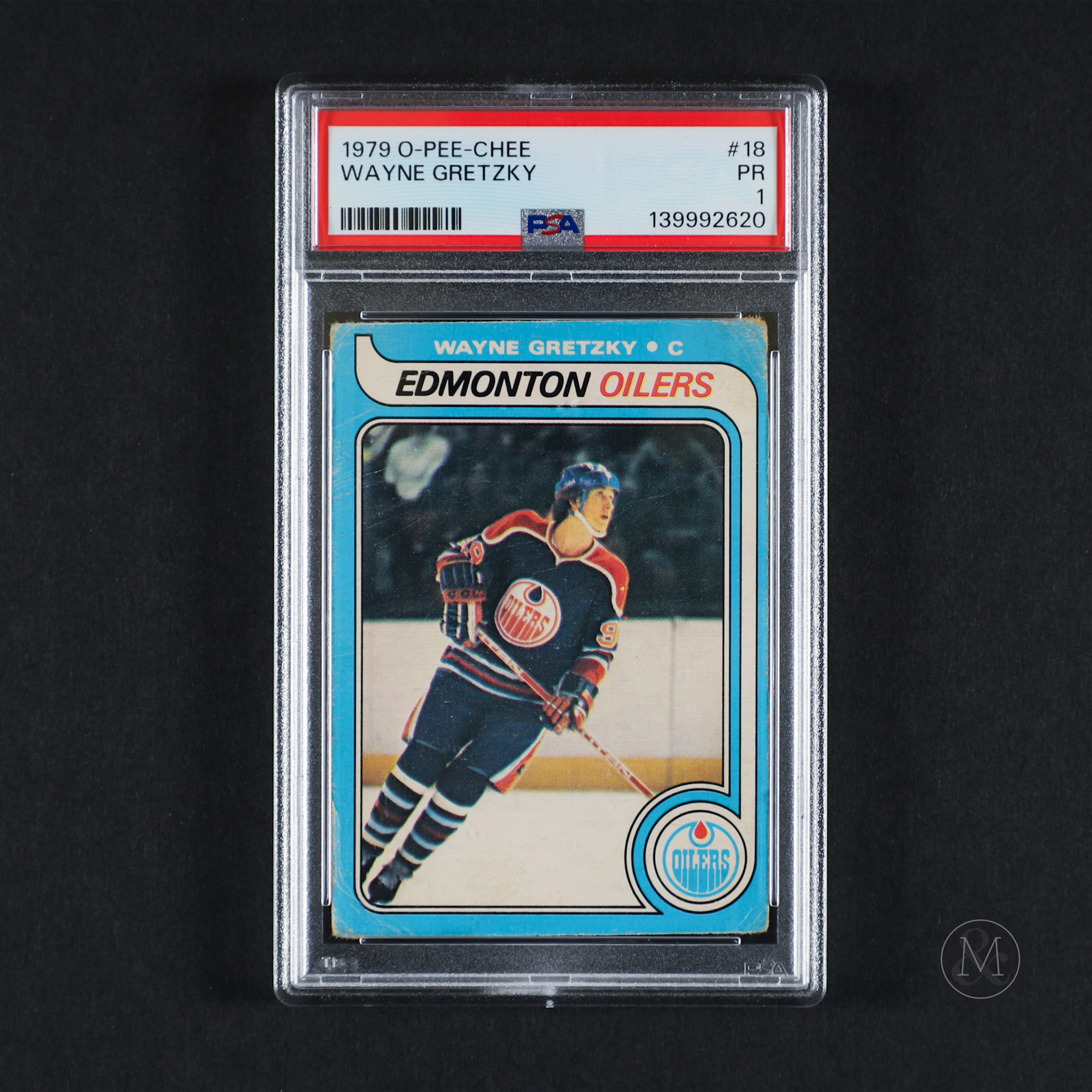 1979-80 O-Pee-Chee #18 Wayne Gretzky (PSA 1 PR)