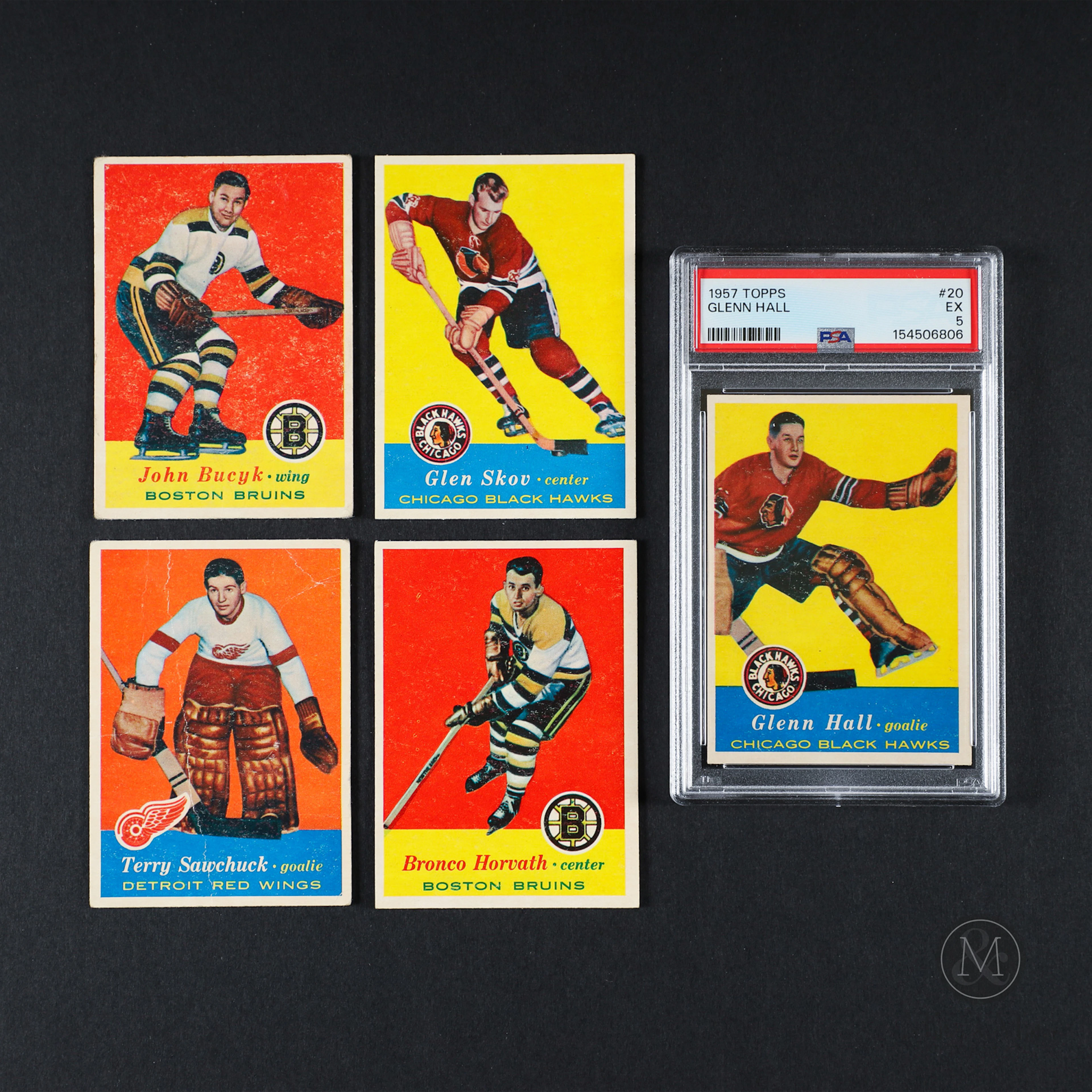 1957 Topps Partial Set w/ Hall (59/66)