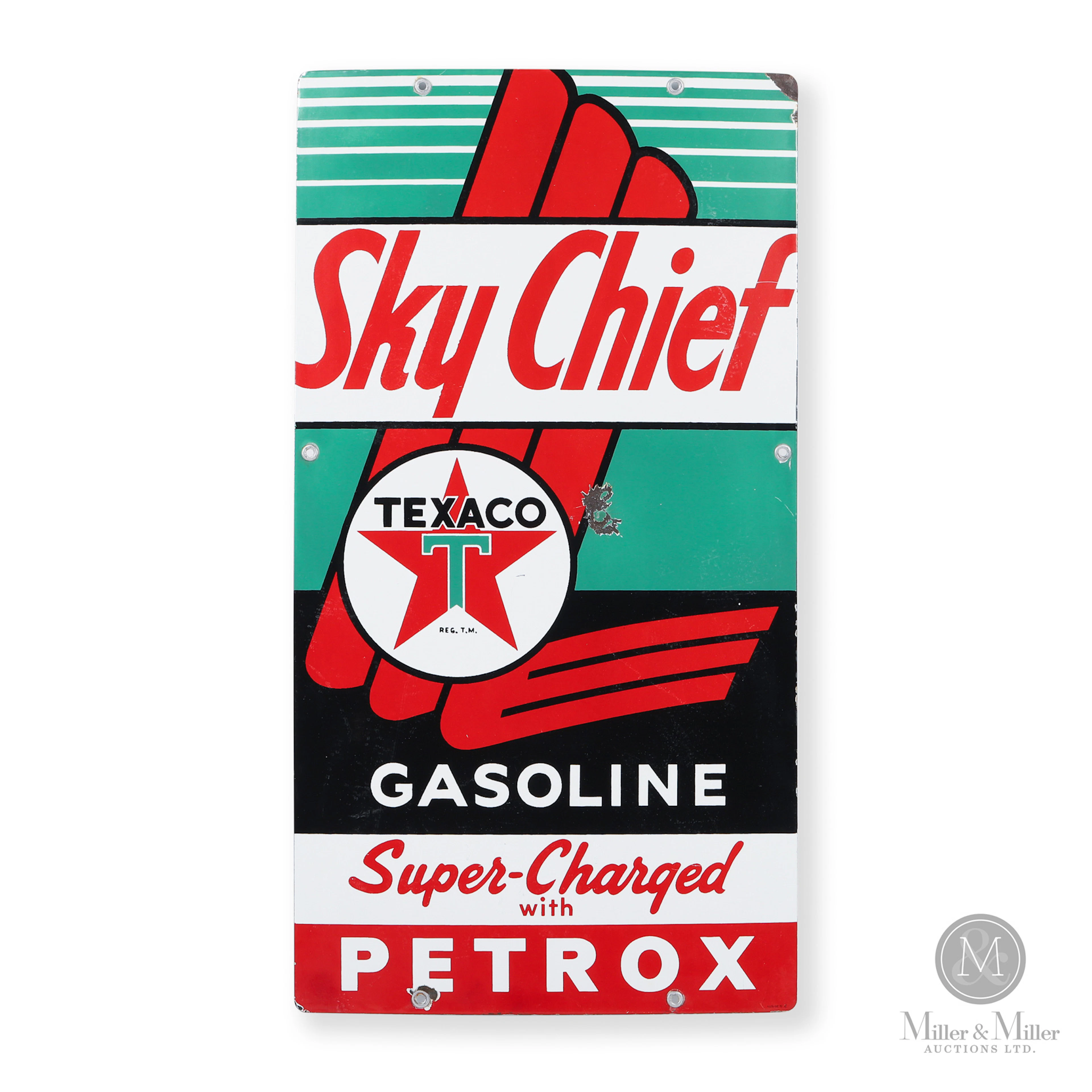 Texaco Sky Chief with Petrox Pump Sign