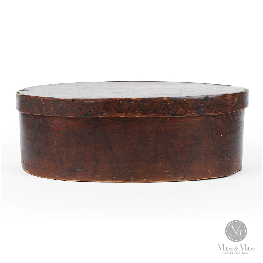 Oval Box With Paint