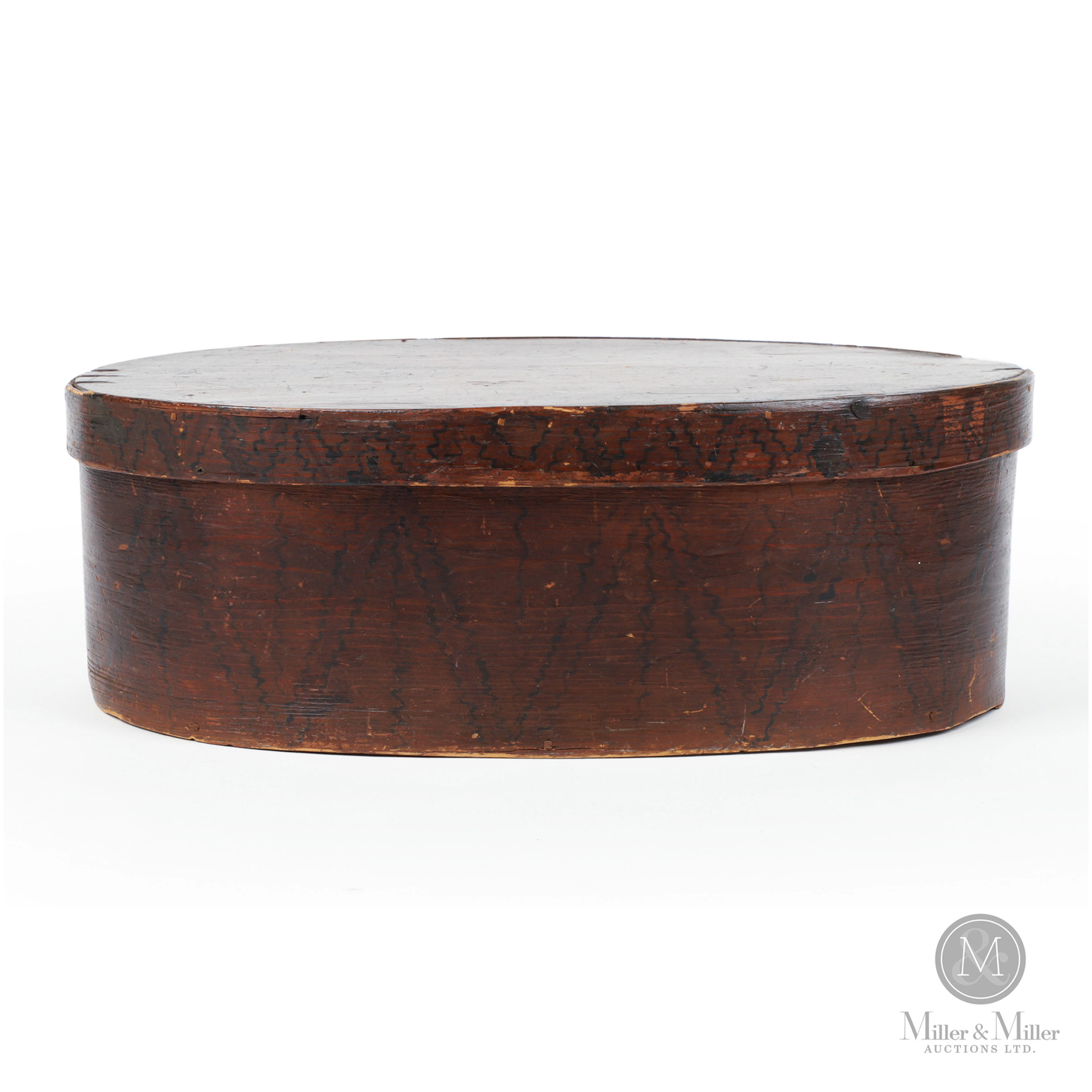 Oval Box With Paint