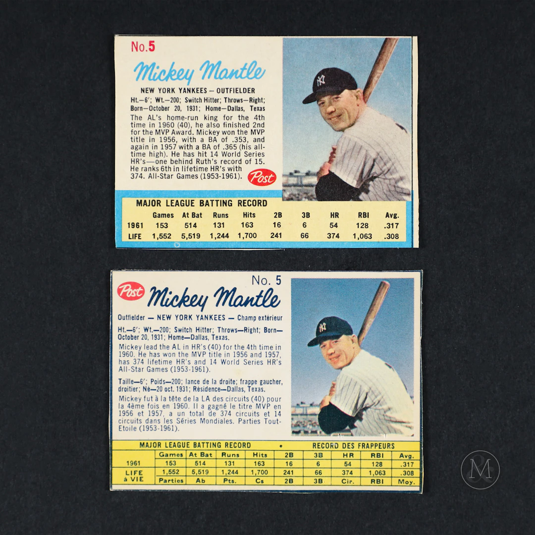 1962 Post Cereal Mickey Mantle (2)