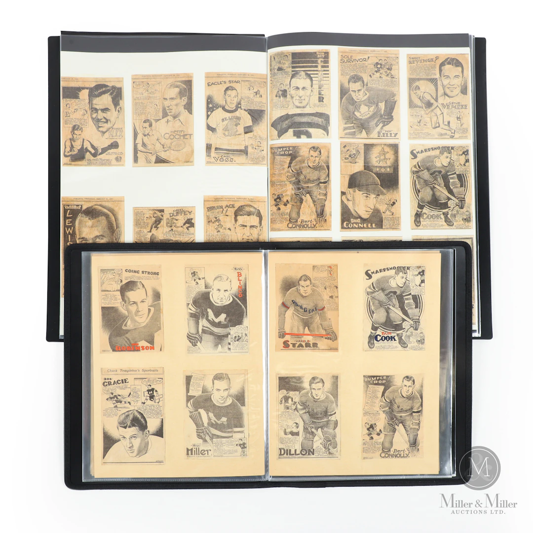 C. 1935 Monumental Collection of Chuck Templeton Globe Sports News
