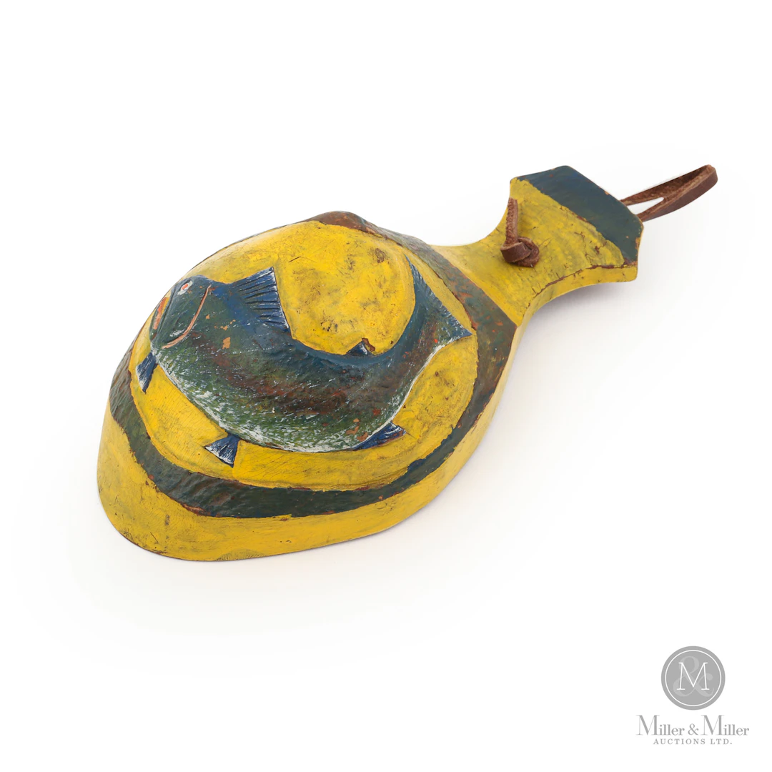Trout Relief Carved Canoe Cup
