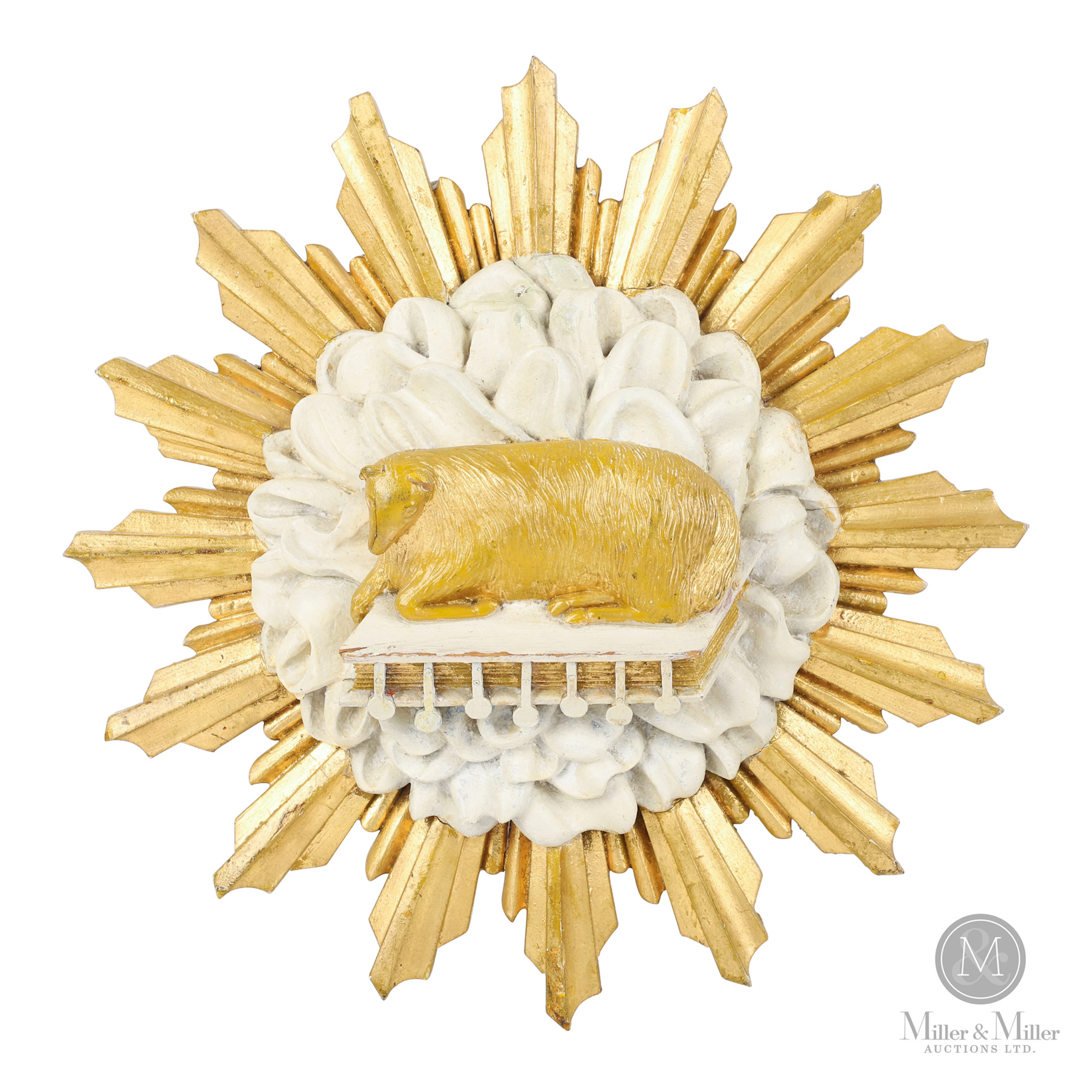 Agnus Dei / Wall plaque Carved Lamb
