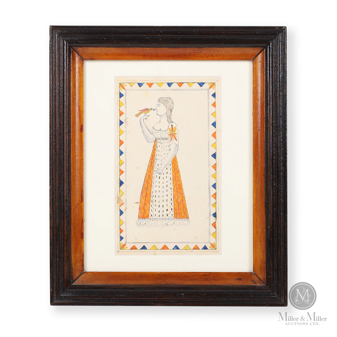 *PREVIEW LOT* Ontario Fraktur Joseph Bauman (1815-1889)