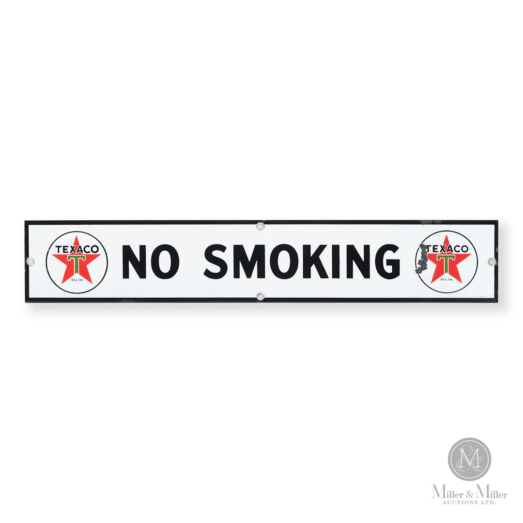 Texaco No Smoking Sign
