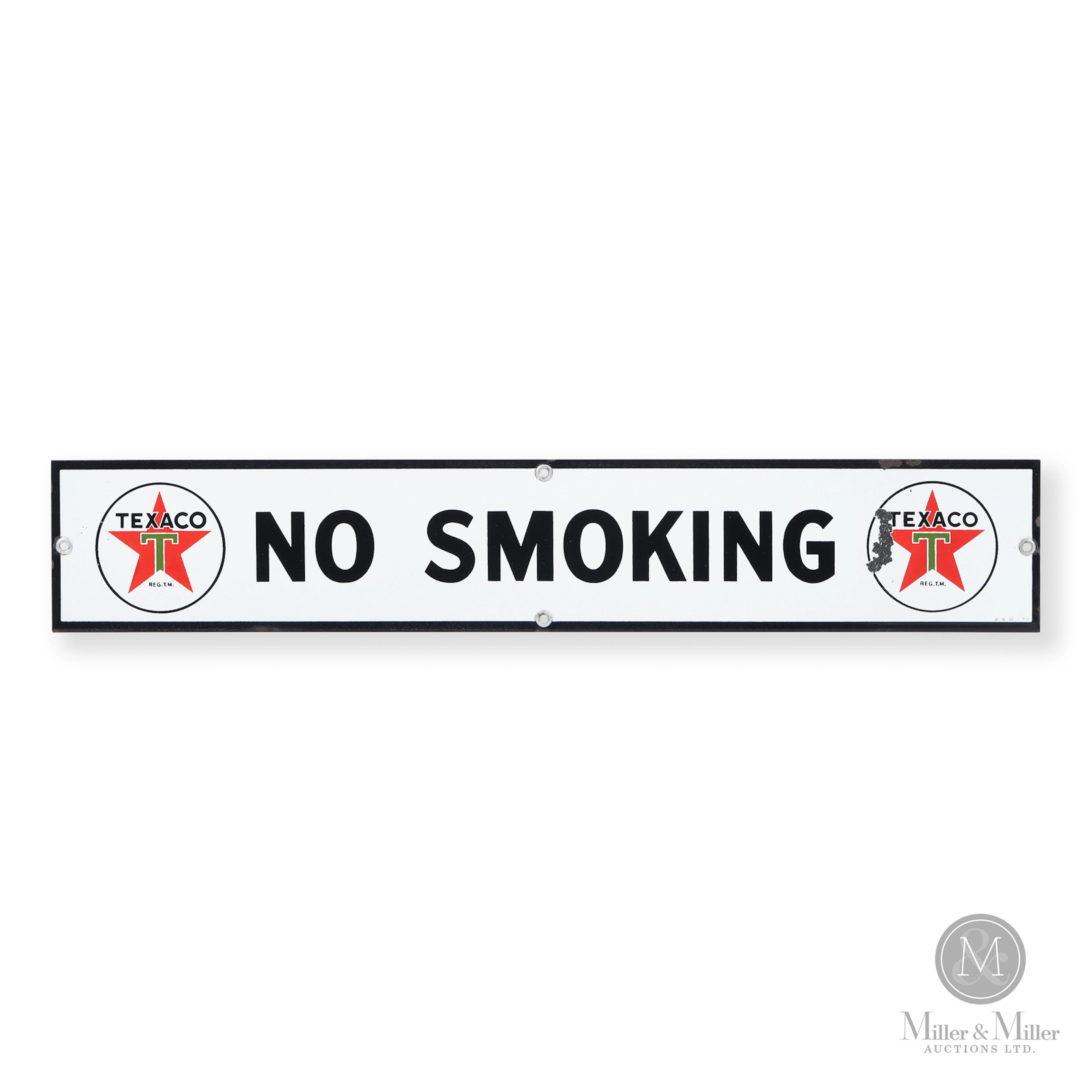 Texaco No Smoking Sign