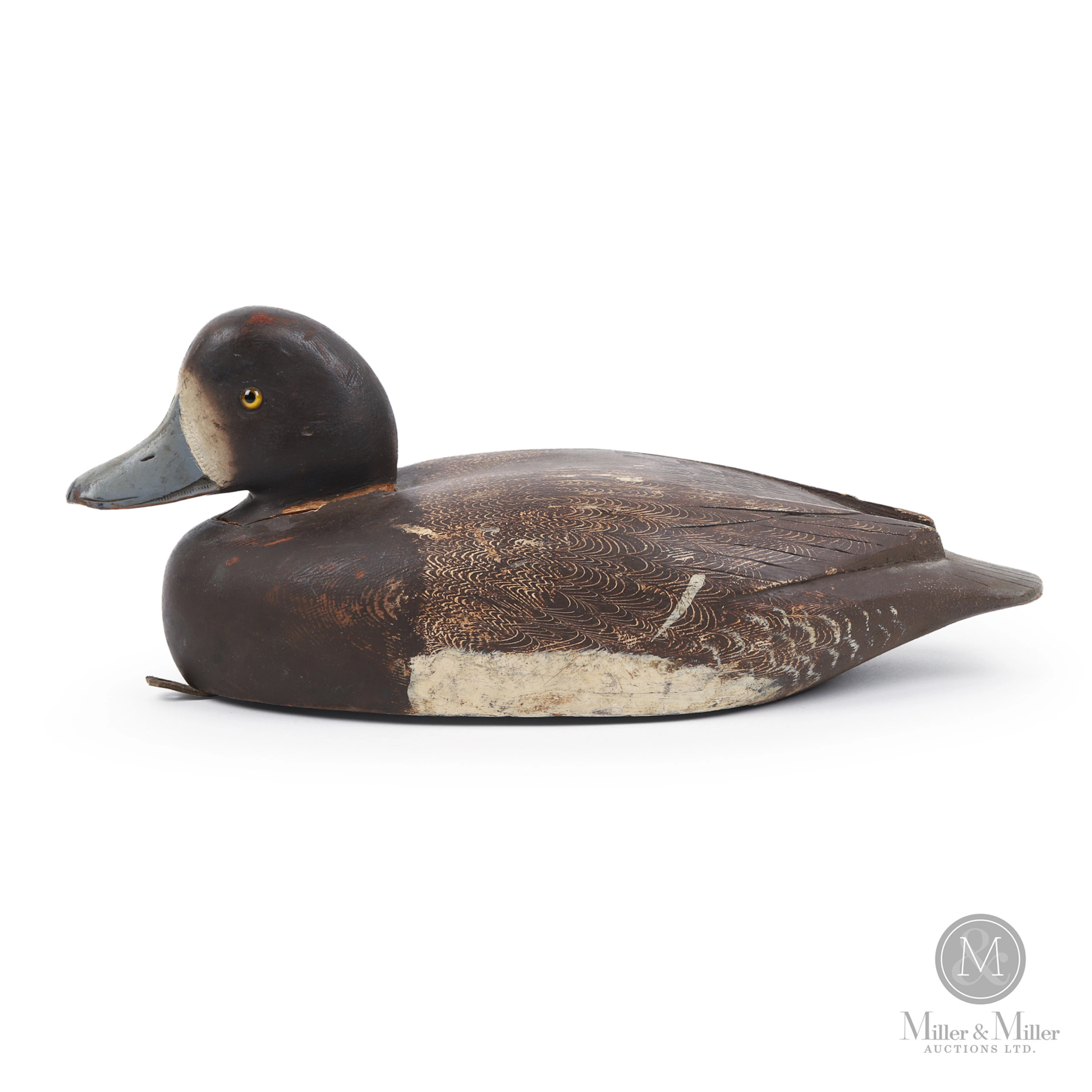 D. W. "Davey" Nichol Bluebill Hen Decoy