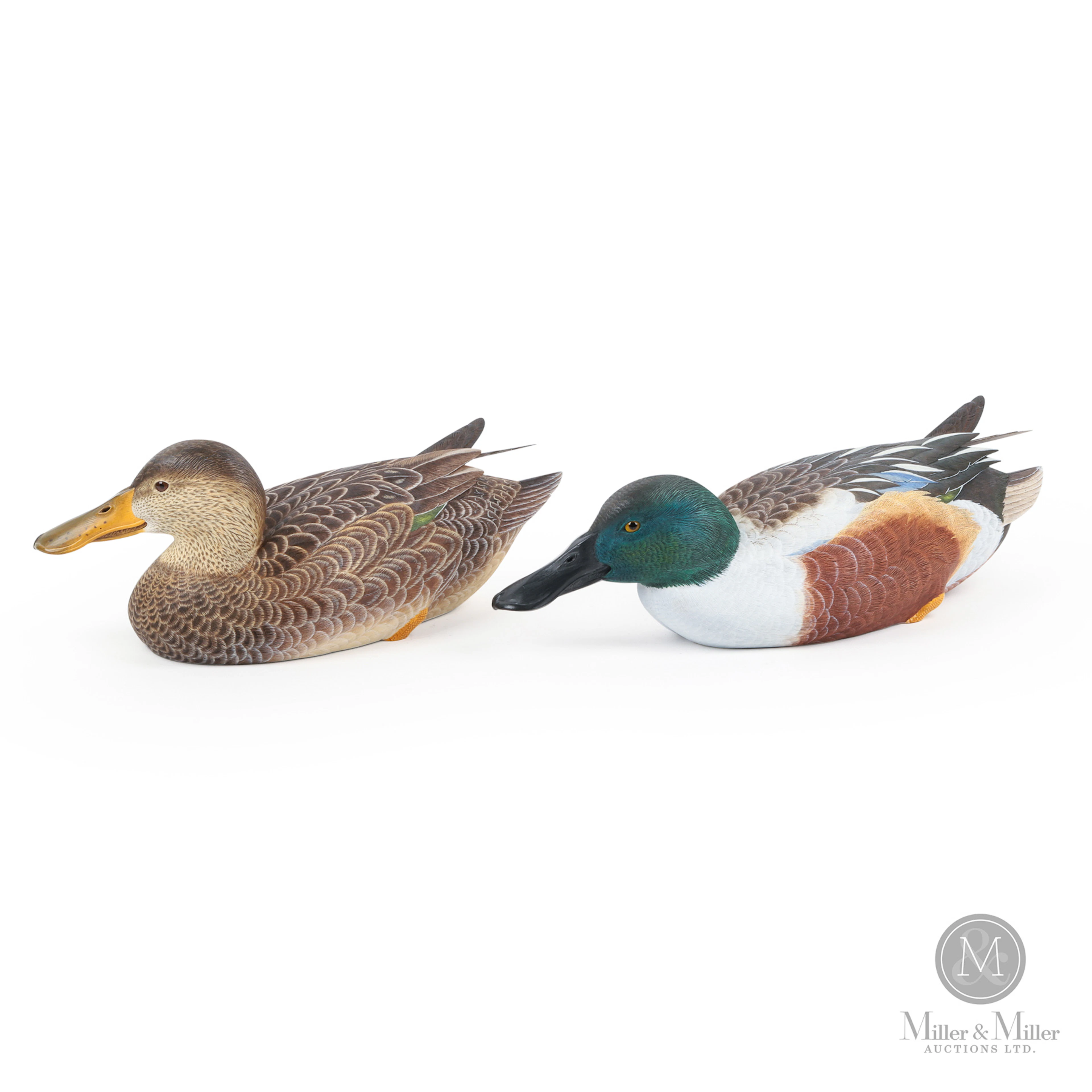Jim Sprankle Shoveler Pair of Decoys