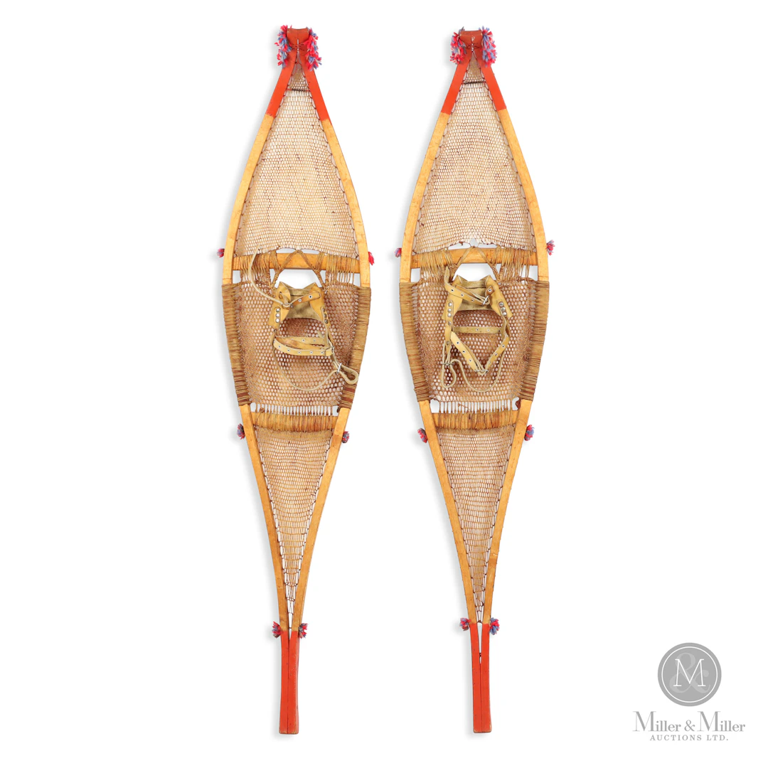 Native Ojibwe Traditional Snowshoes