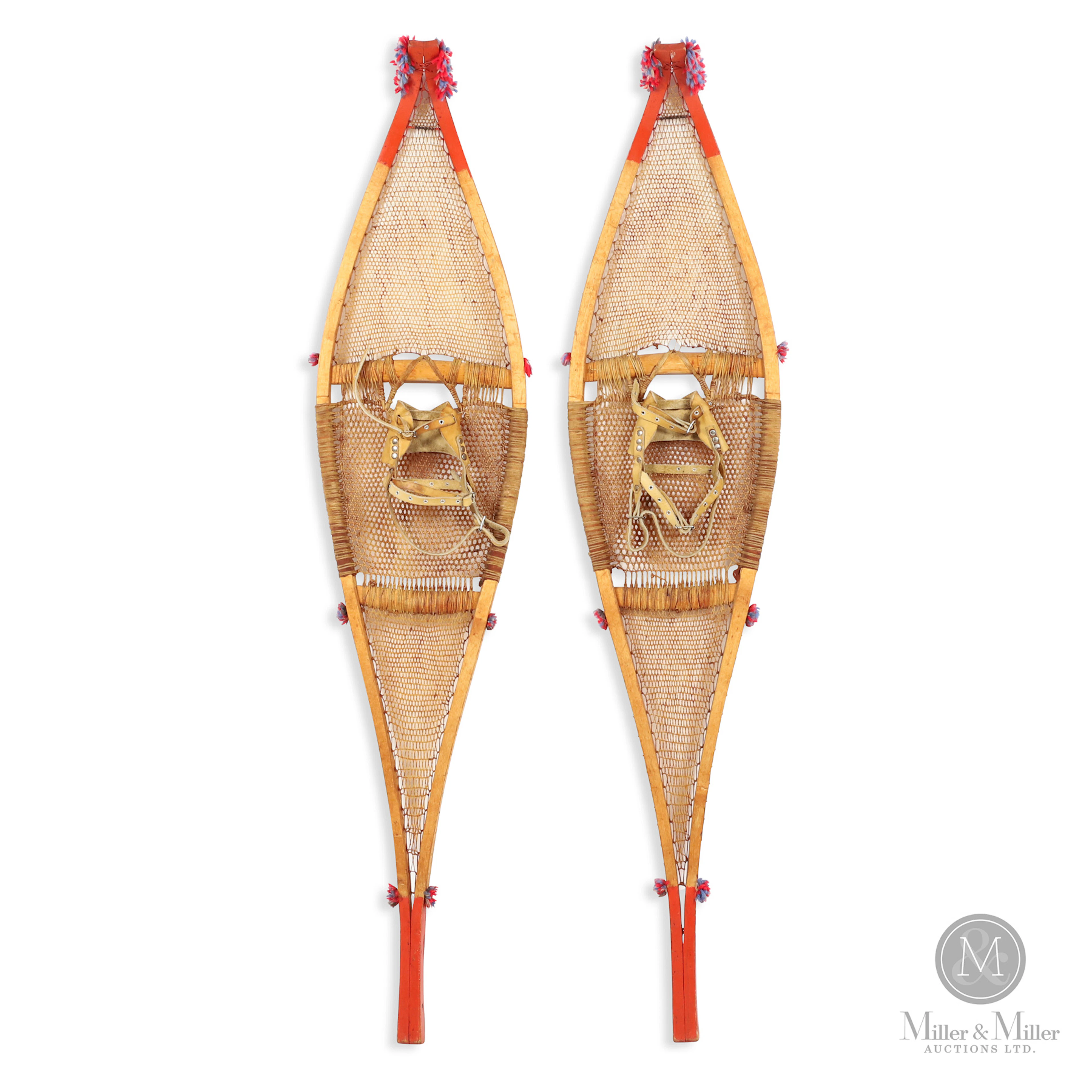 Native Ojibwe Traditional Snowshoes