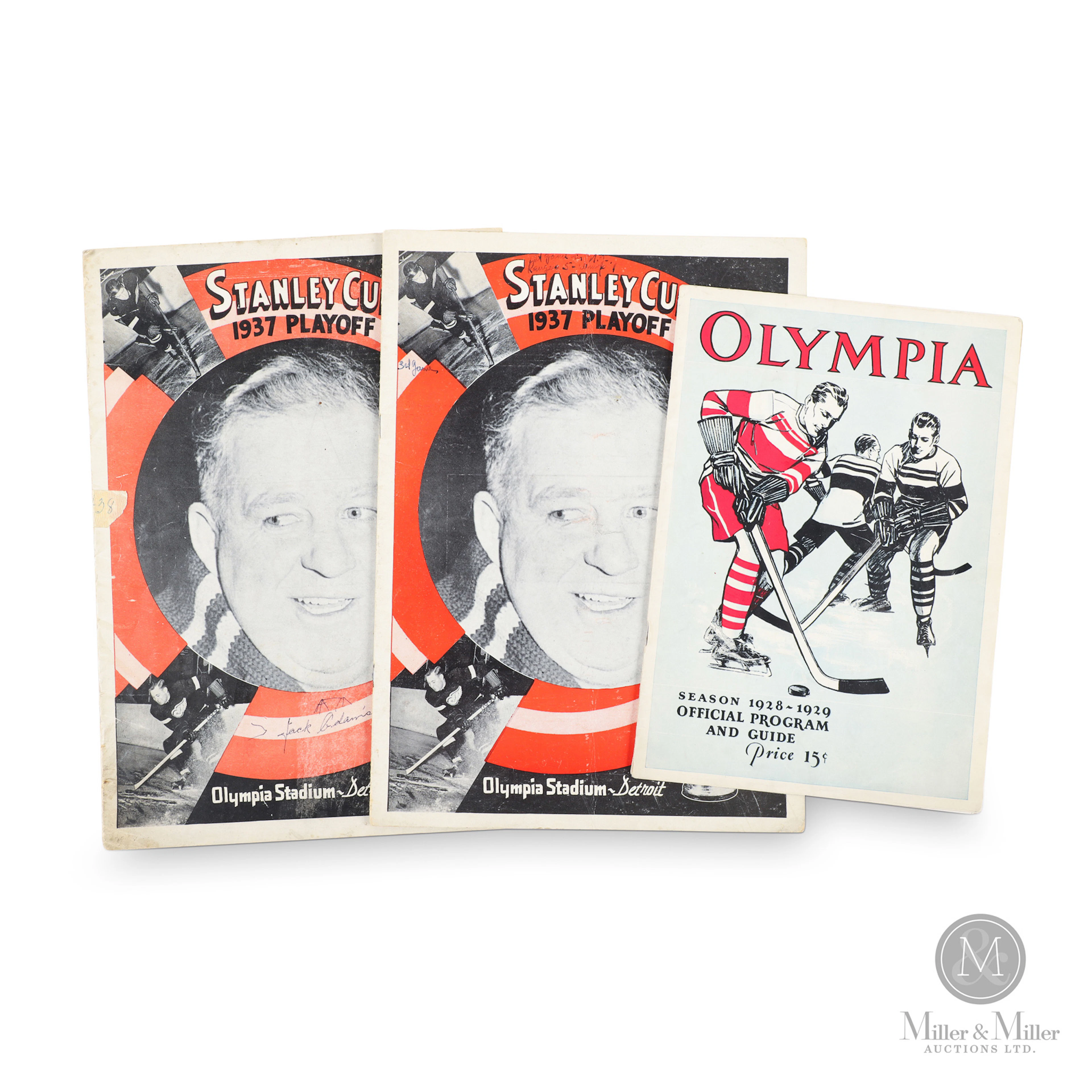 1928-37 Detroit Olympia Programs (3)