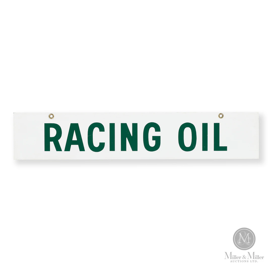 Quaker State Racing Oil Rack Sign
