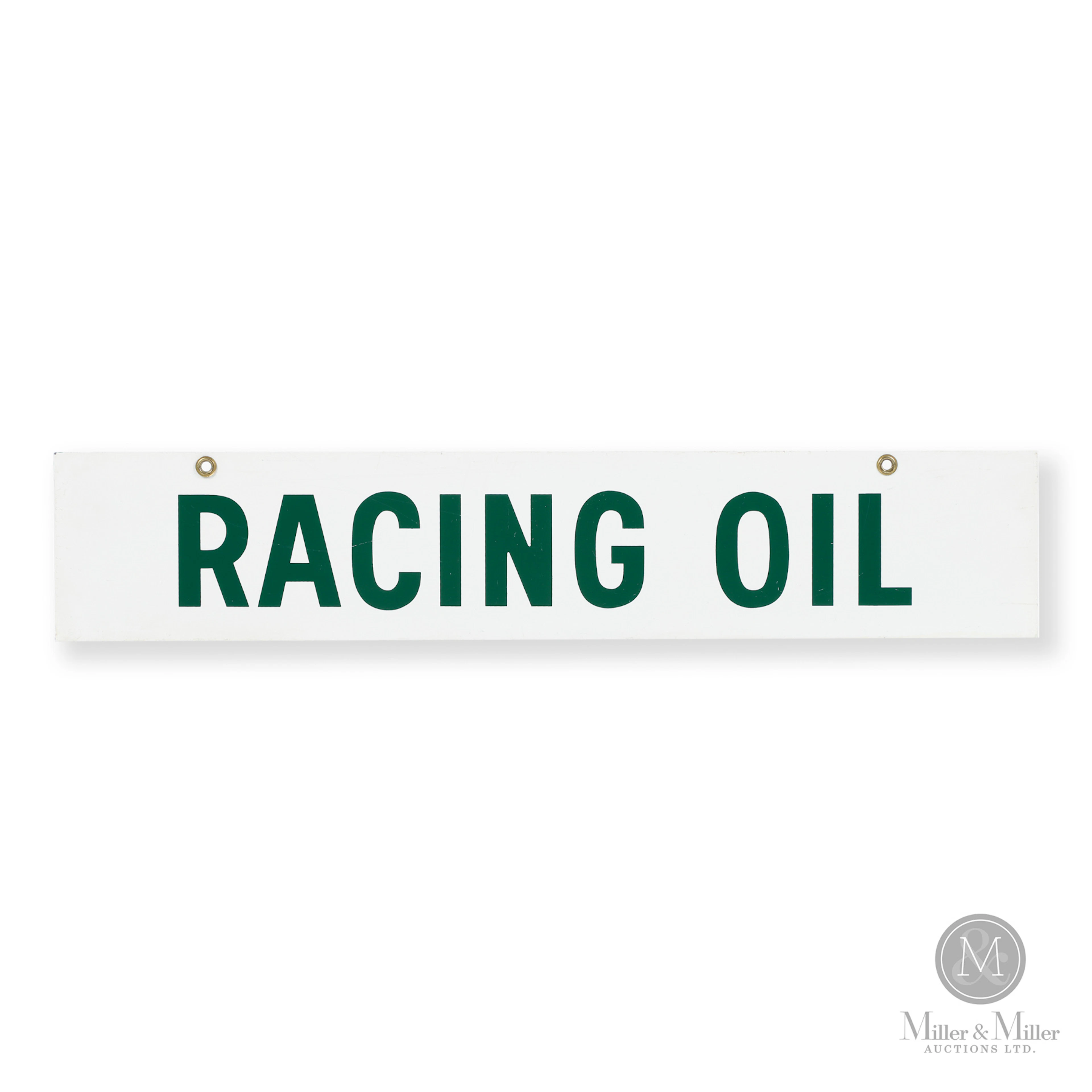 Quaker State Racing Oil Rack Sign