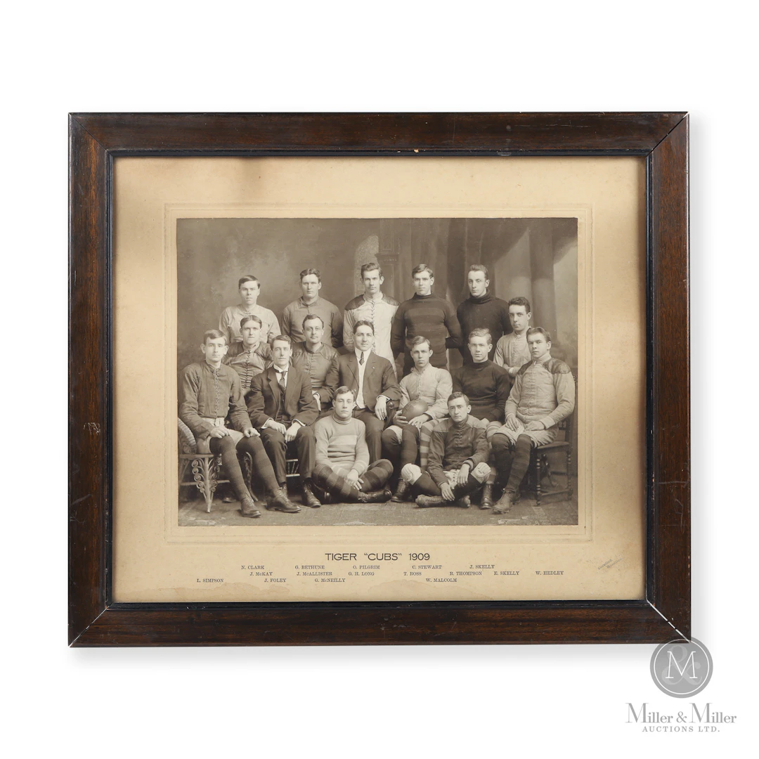 1909 Hamilton Tiger Cubs Rugby/Football Team Photo