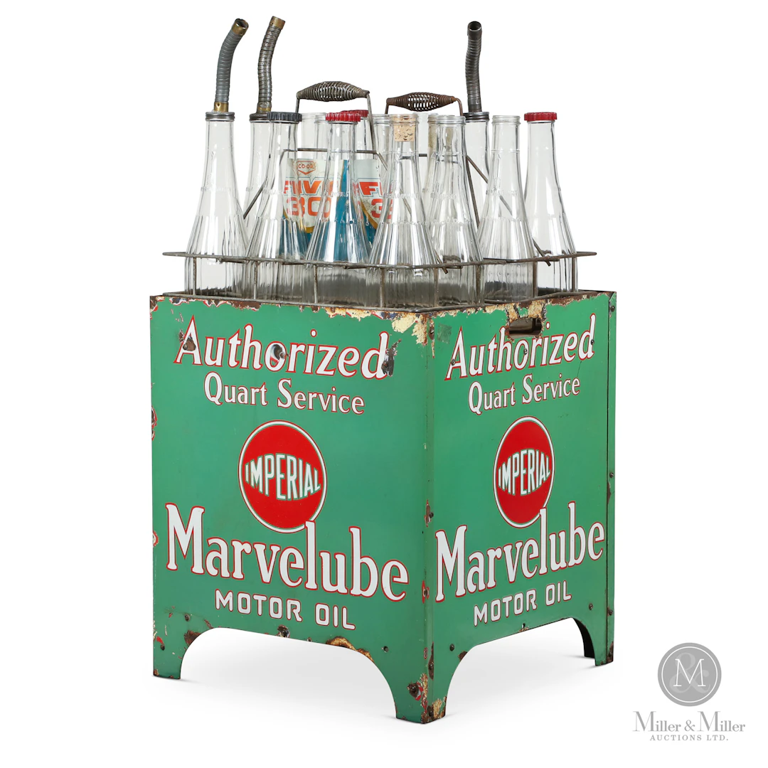 Imperial Marvelube Motor Oil Bottle Rack