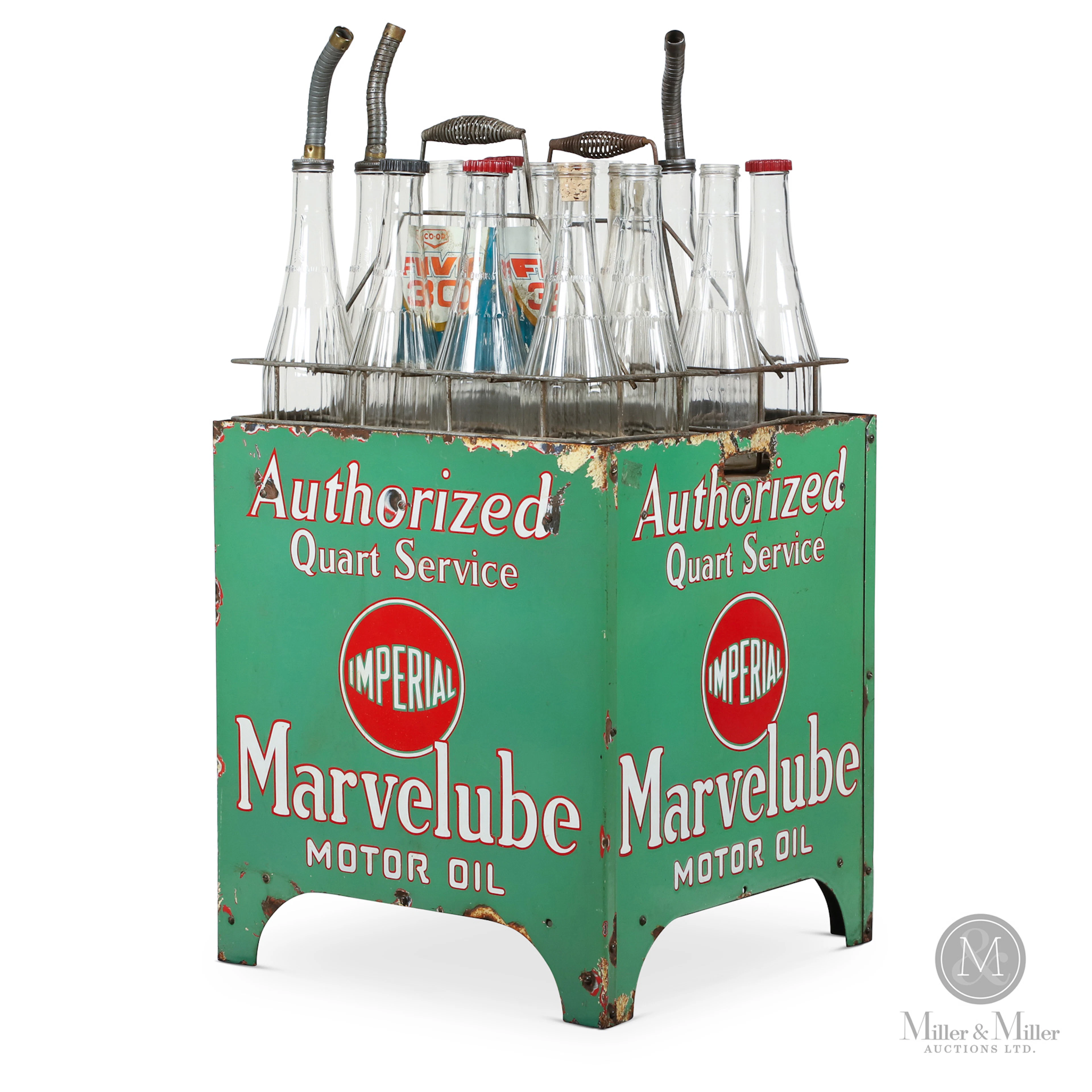 Imperial Marvelube Motor Oil Bottle Rack