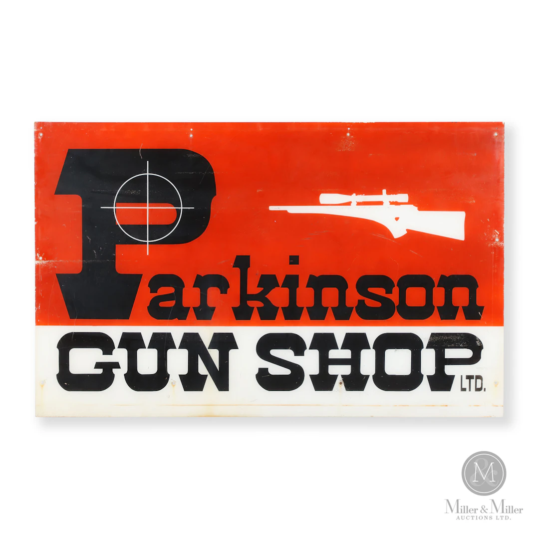 Parkinson Gun Shop Sign