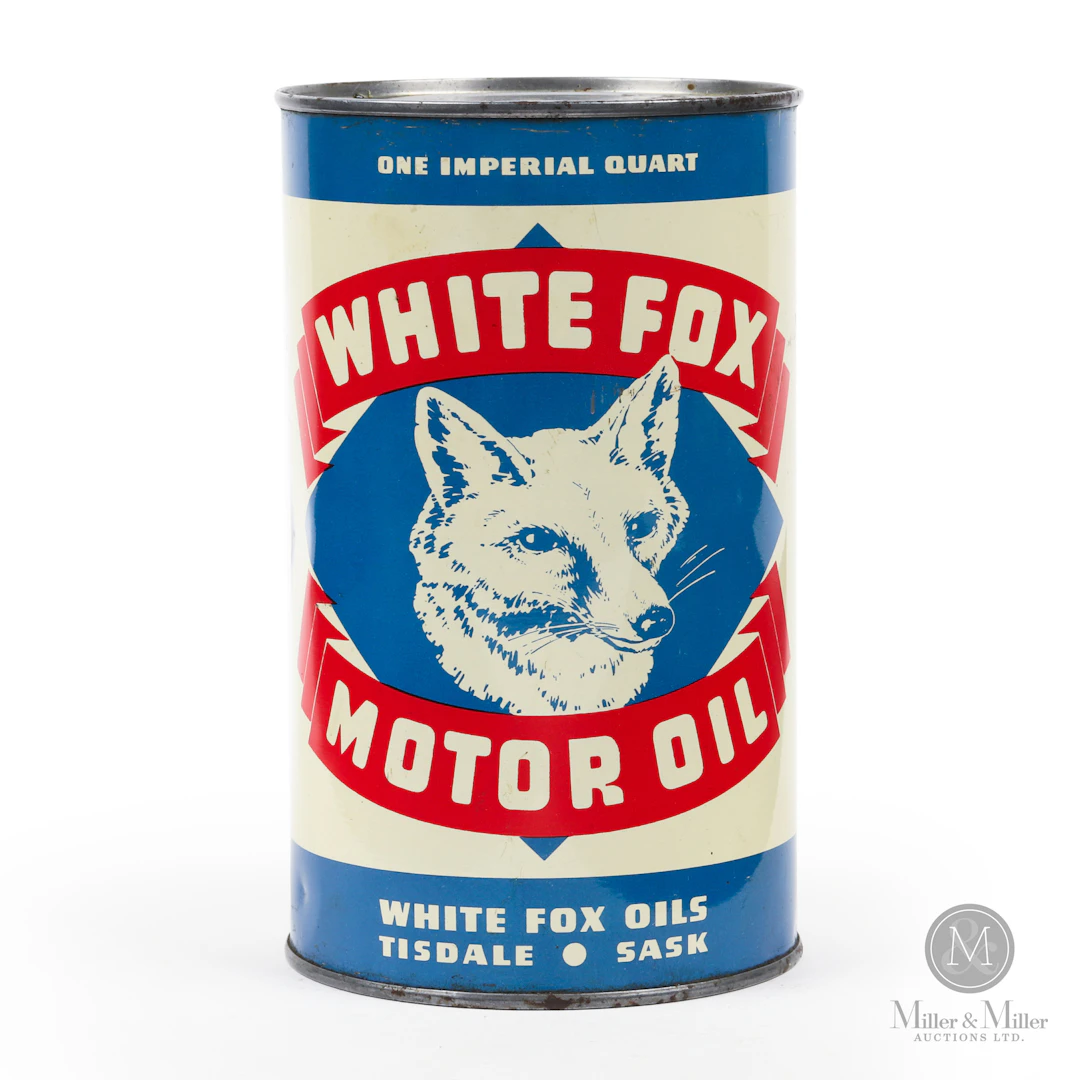 White Fox Motor Oil Imperial Quart Can