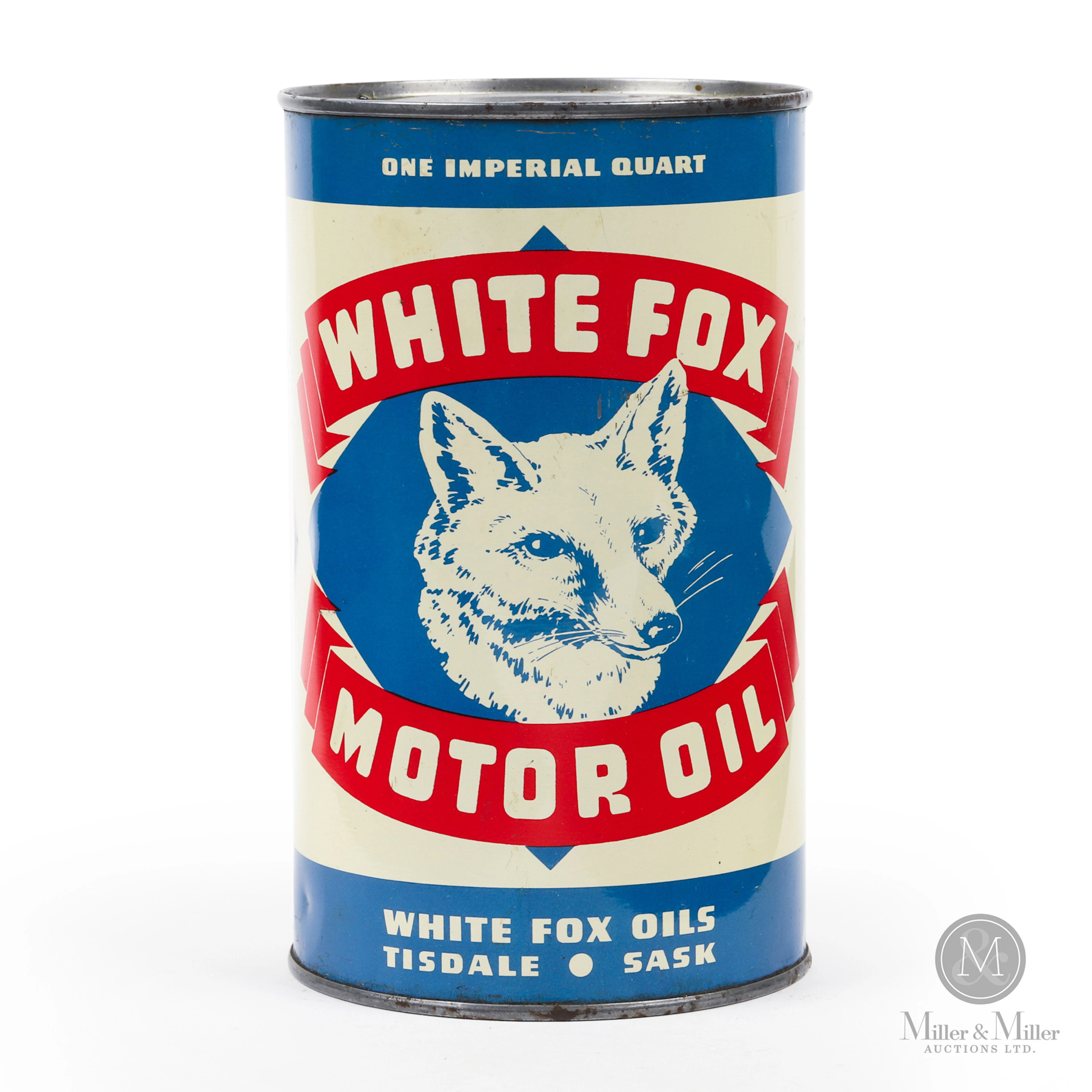 White Fox Motor Oil Imperial Quart Can