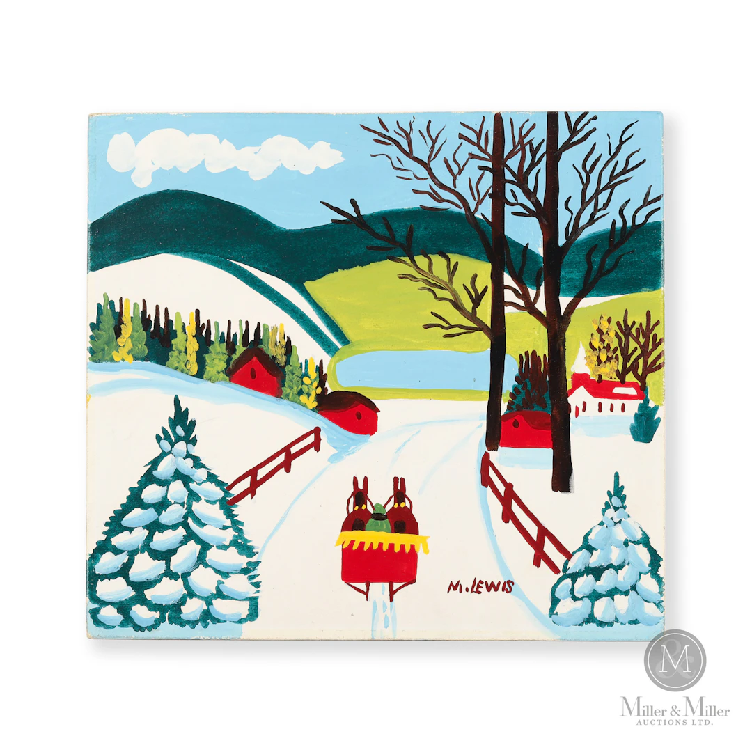Maud Lewis Winter Sleigh Ride