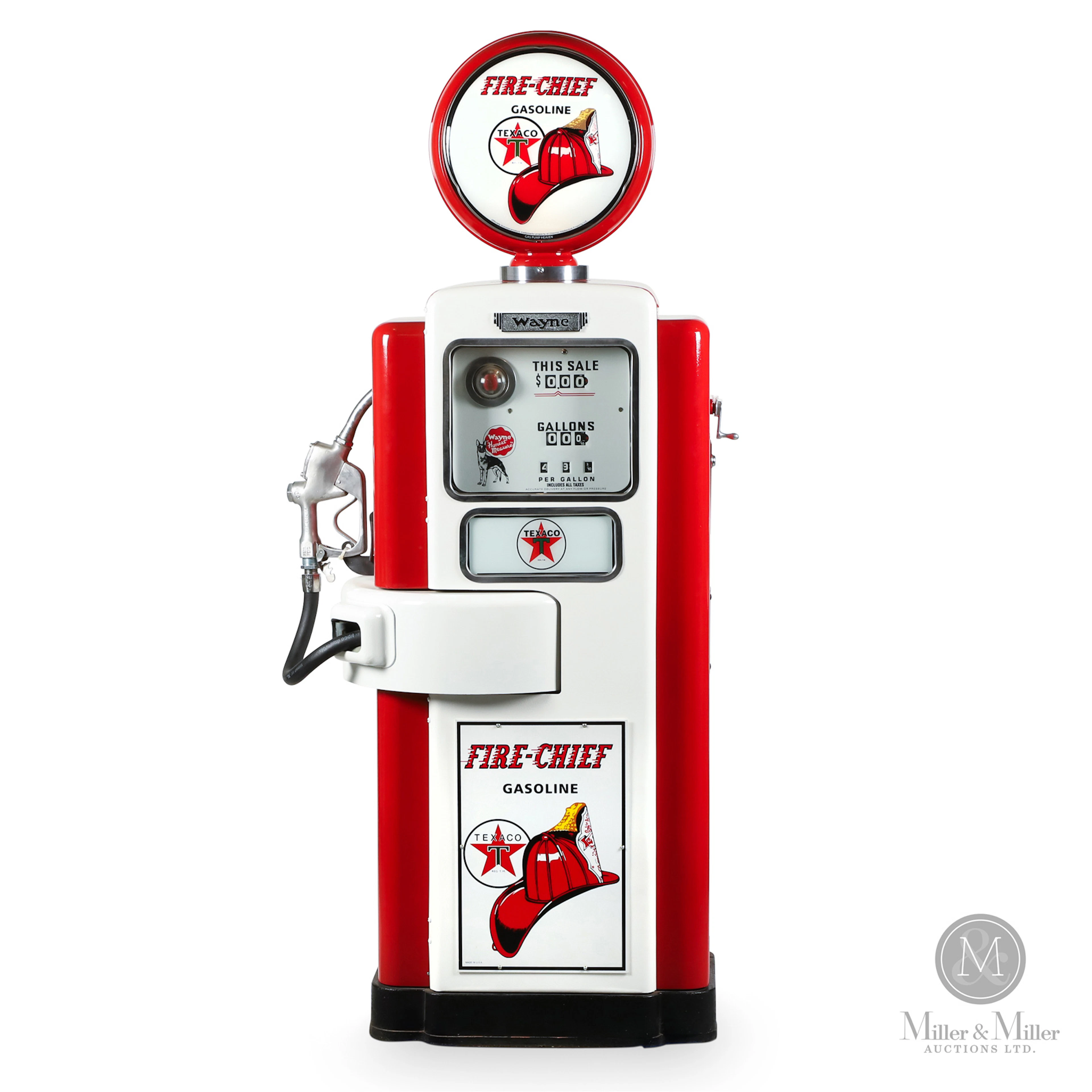 Wayne Model 100-A Swivel Gas Pump in Texaco