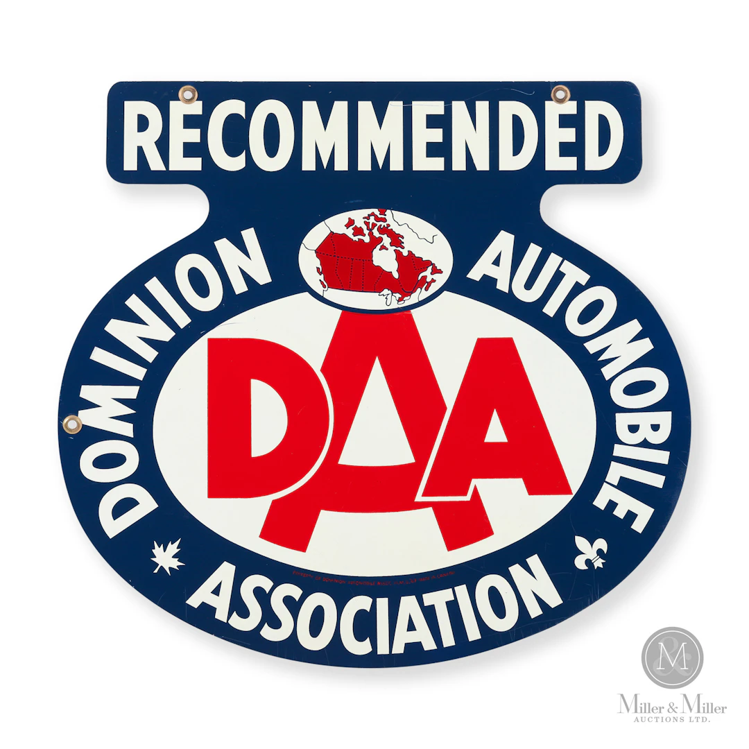 Dominion Automobile Association DAA Sign